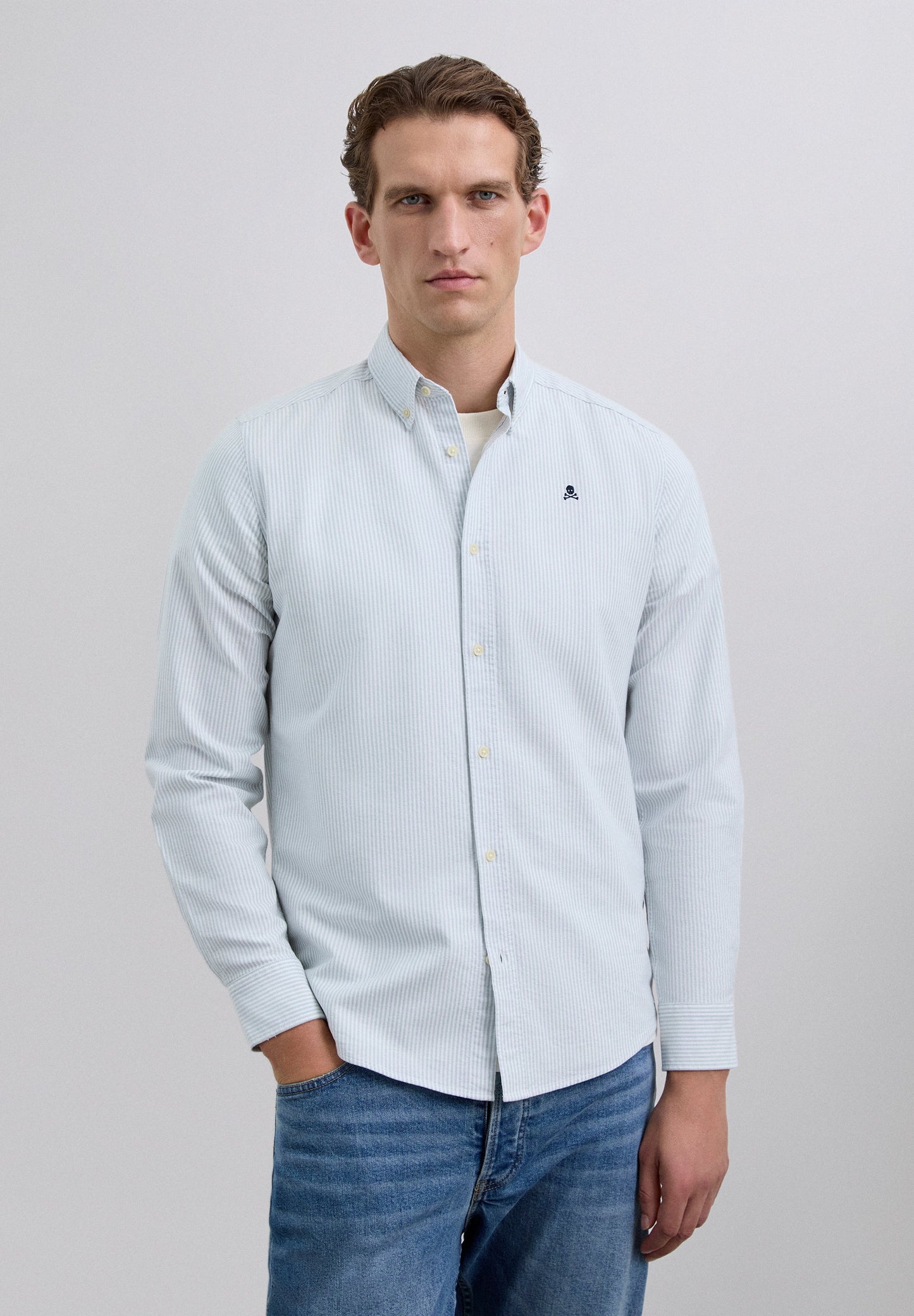 CAMISA OXFORD RAYAS - Scalpers