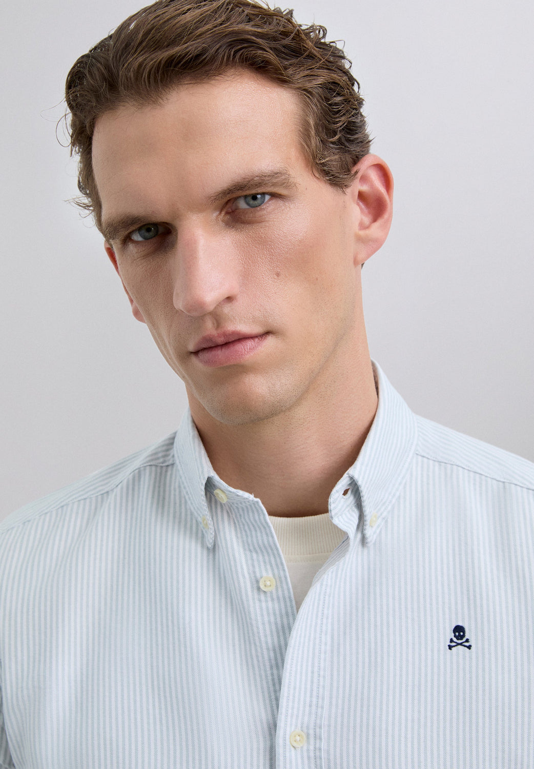 CAMISA OXFORD RAYAS - Scalpers