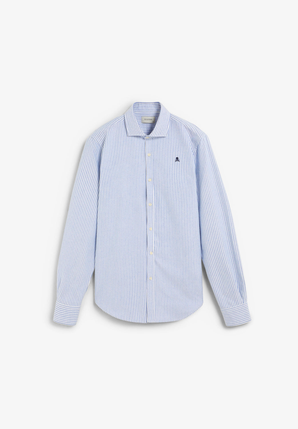 CAMISA OXFORD RAYAS CALAVERA - Scalpers