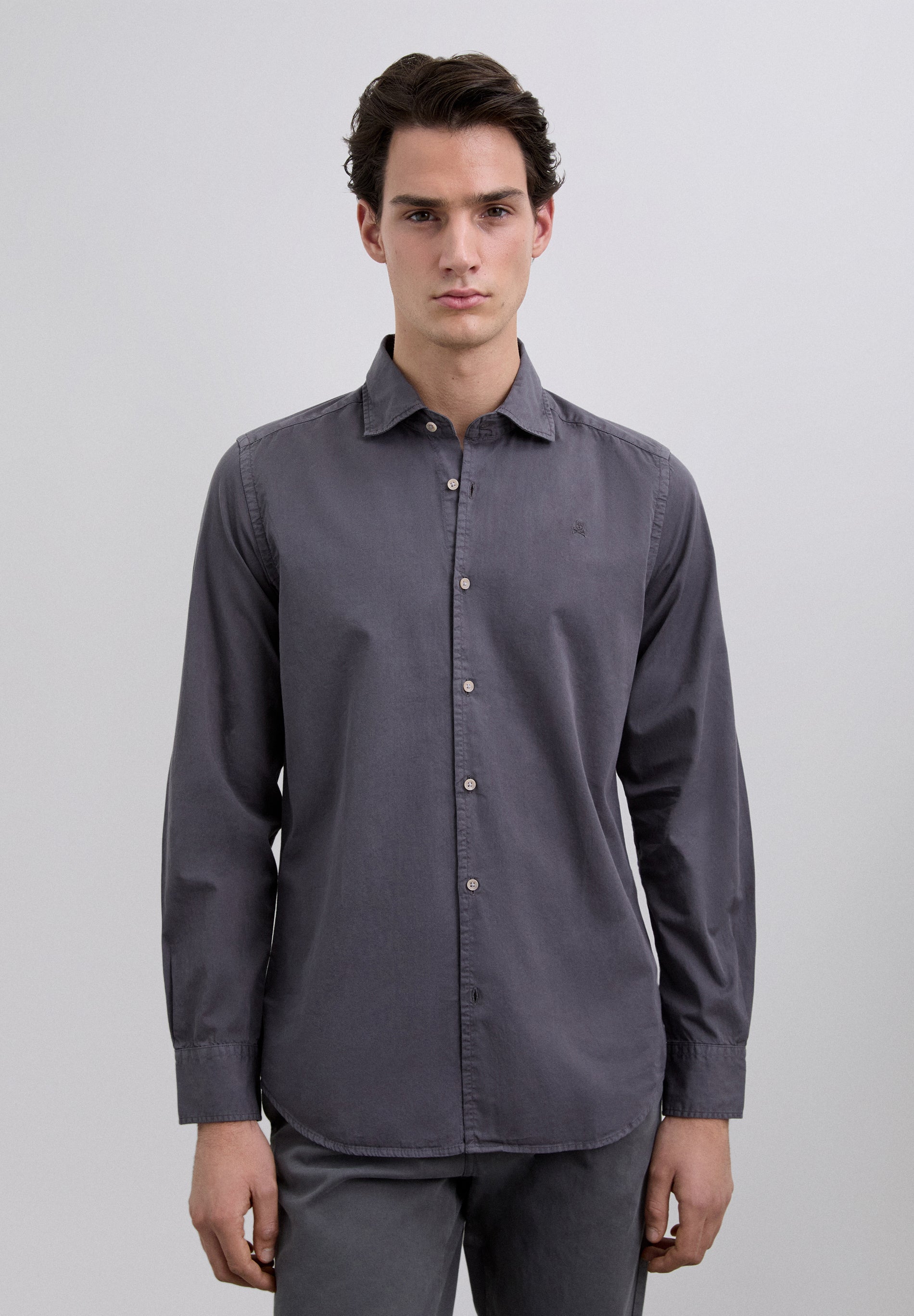 CAMISA REGULAR FIT BORDADA - Scalpers