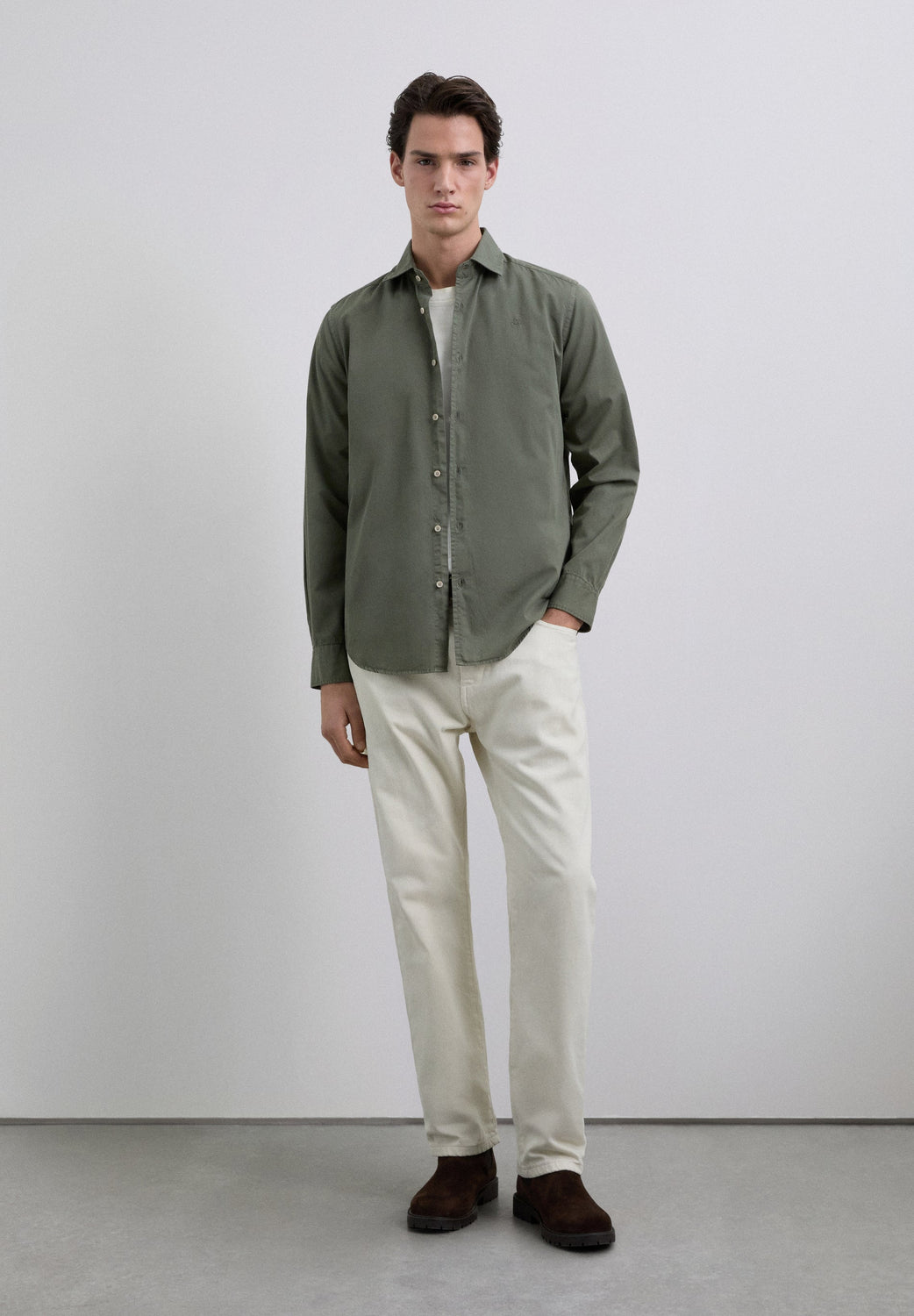 CAMISA REGULAR FIT BORDADA - Scalpers