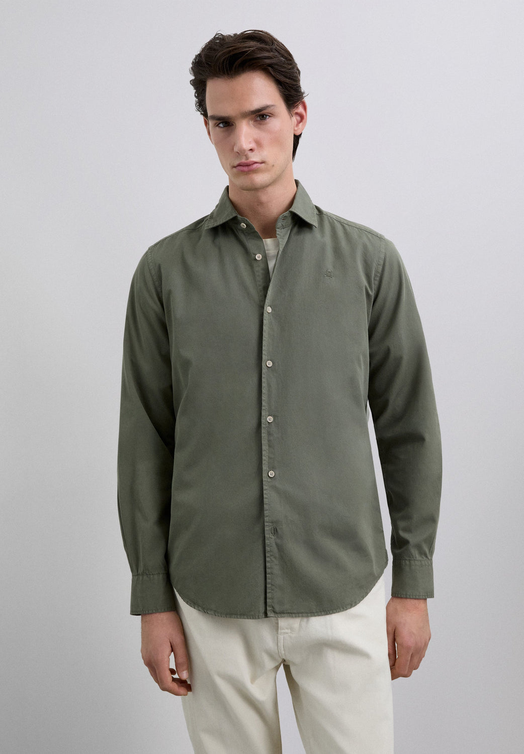 CAMISA REGULAR FIT BORDADA - Scalpers