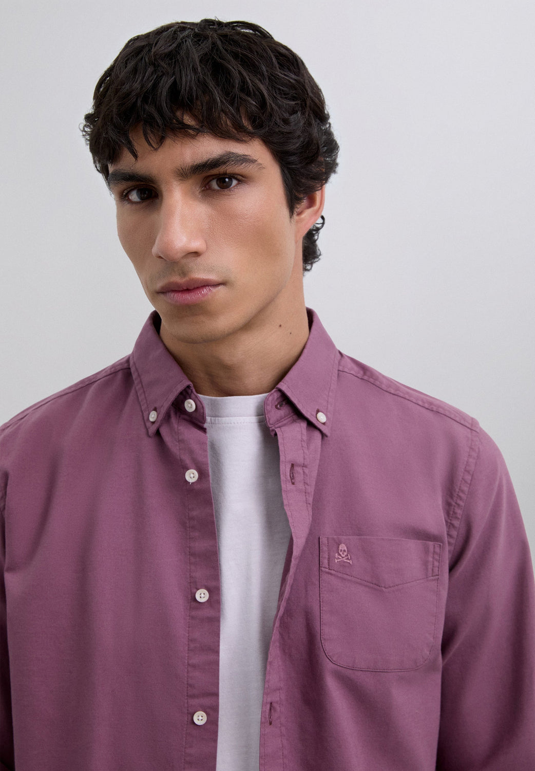 CAMISA OXFORD BOLSILLO CALAVERA - Scalpers