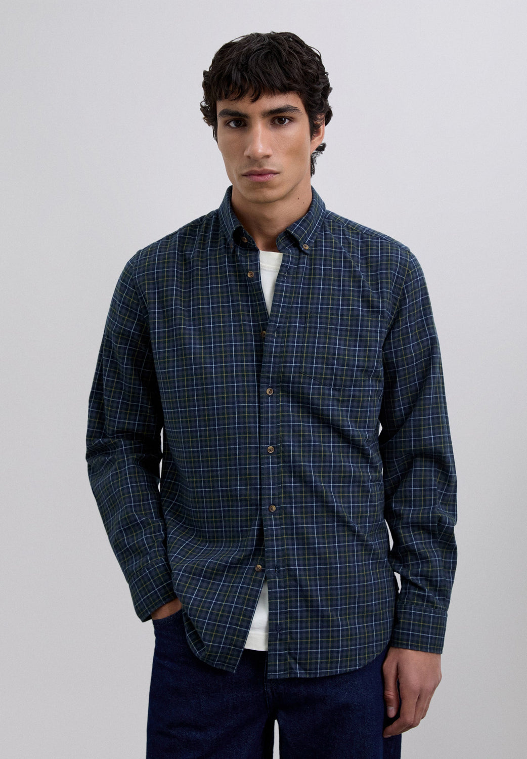 CAMISA ESTAMPADA TARTÁN - Scalpers