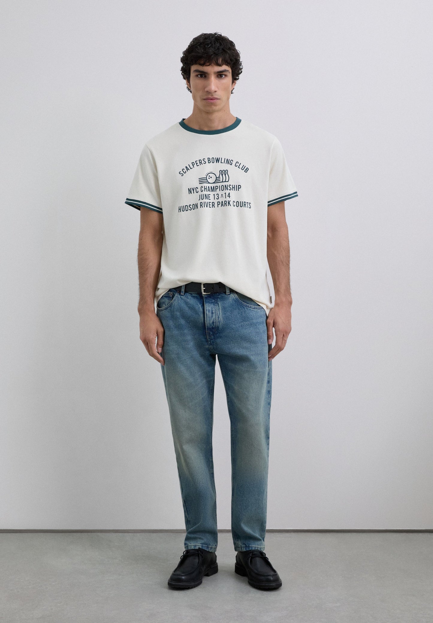 CAMISETA PRINT CONTRASTE - Scalpers