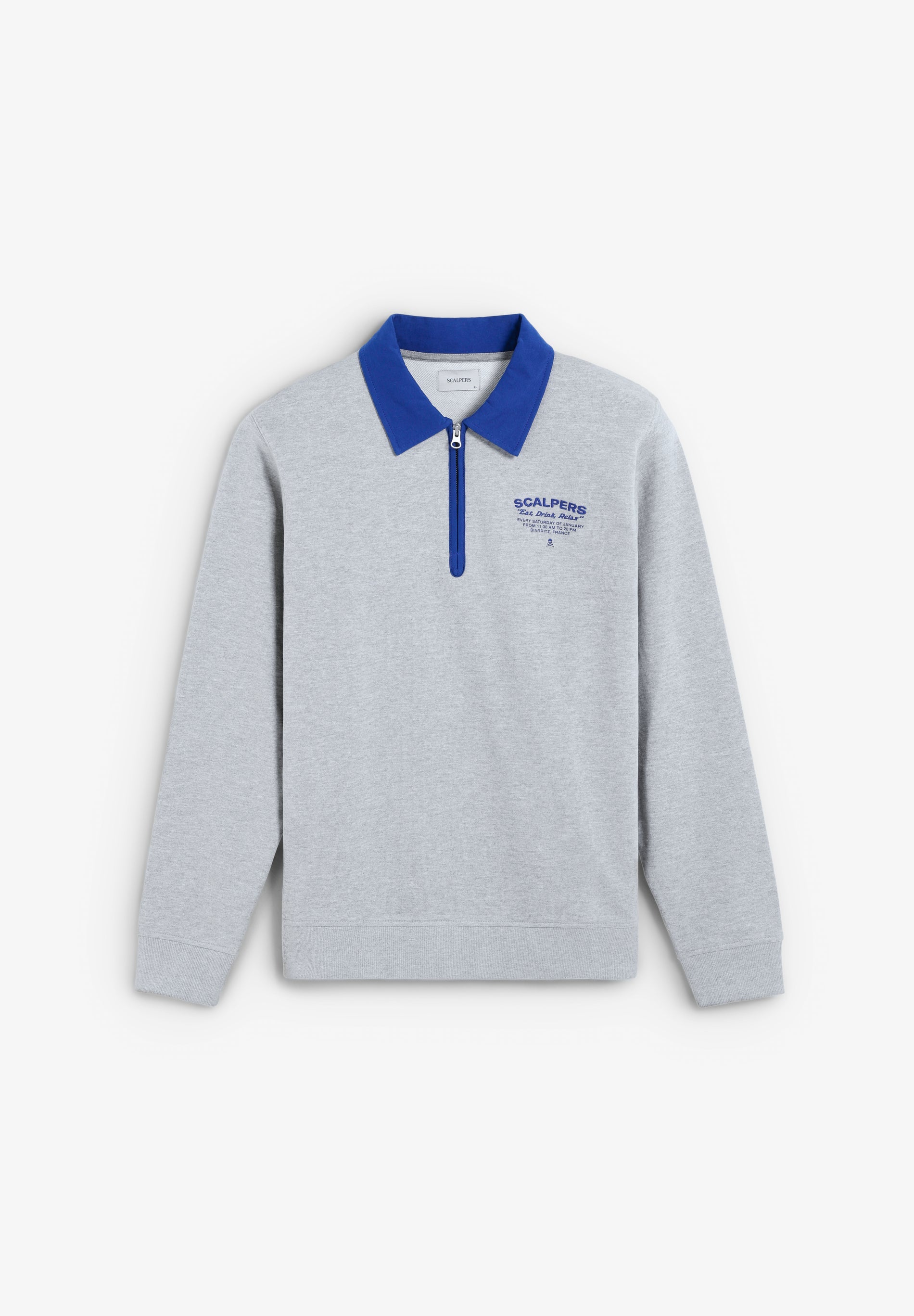 SUDADERA CREMALLERA BORDADOS - Scalpers