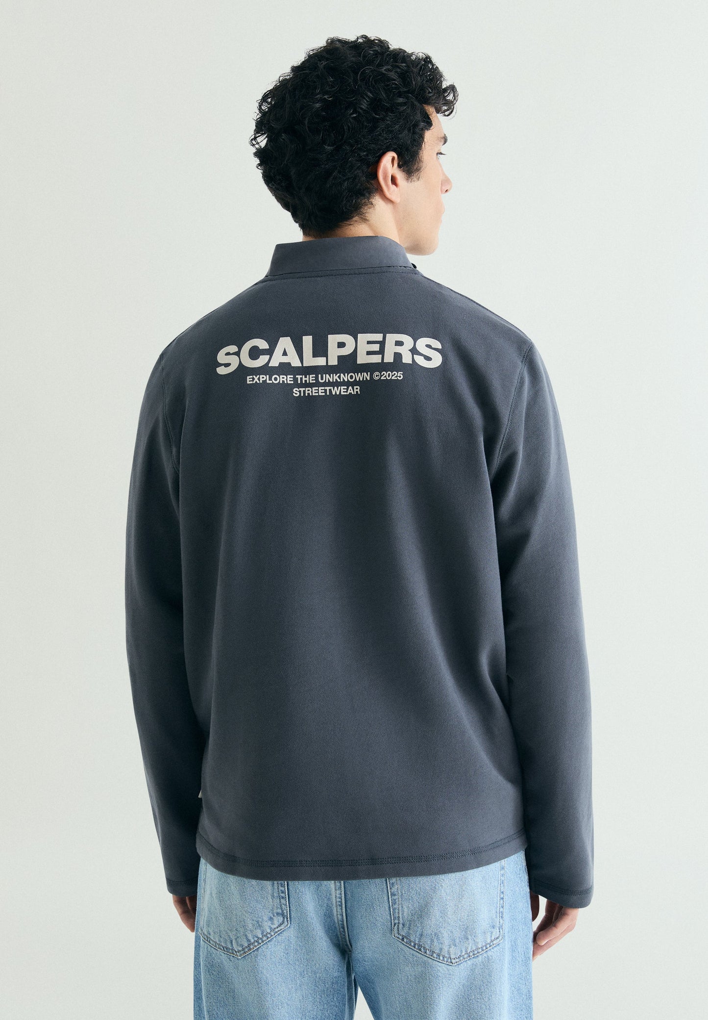 SUDADERA HALF ZIP BOLSILLO