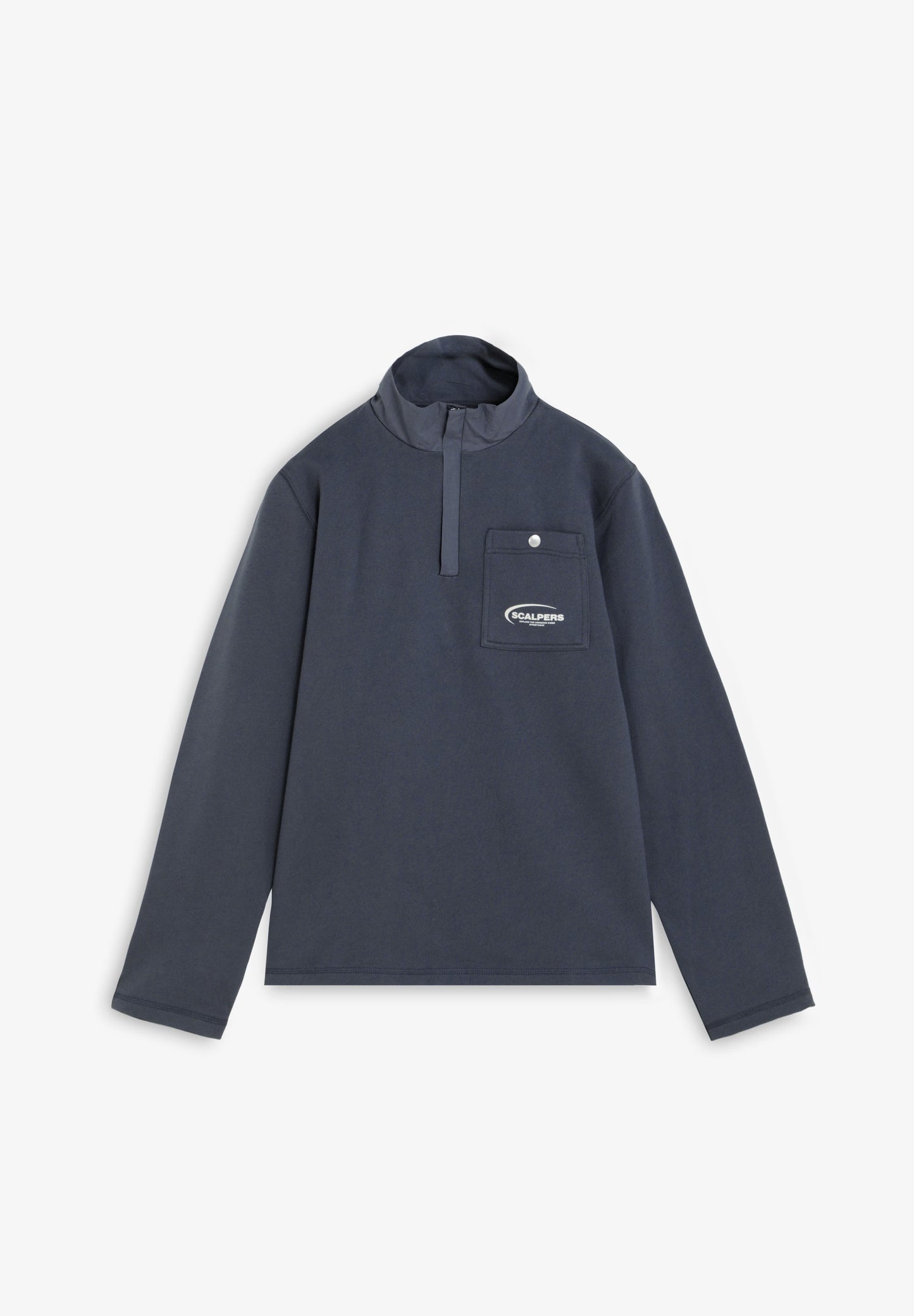 SUDADERA HALF ZIP BOLSILLO