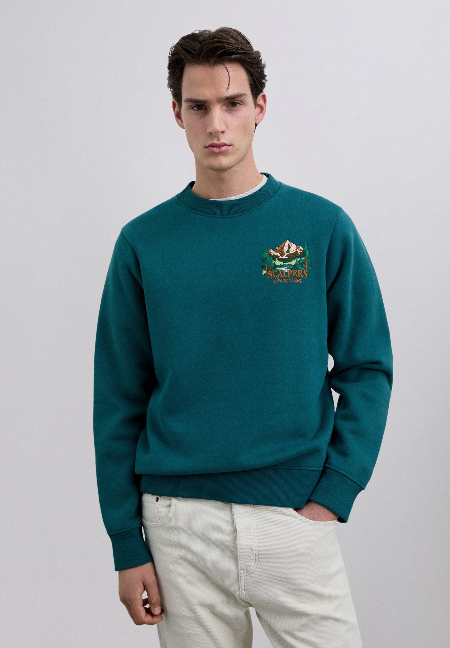 SUDADERA ALGODÓN BORDADA - Scalpers