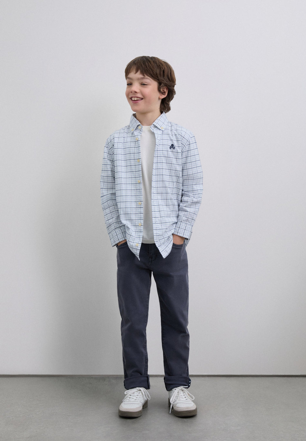 CAMISA OXFORD CUADROS - Scalpers