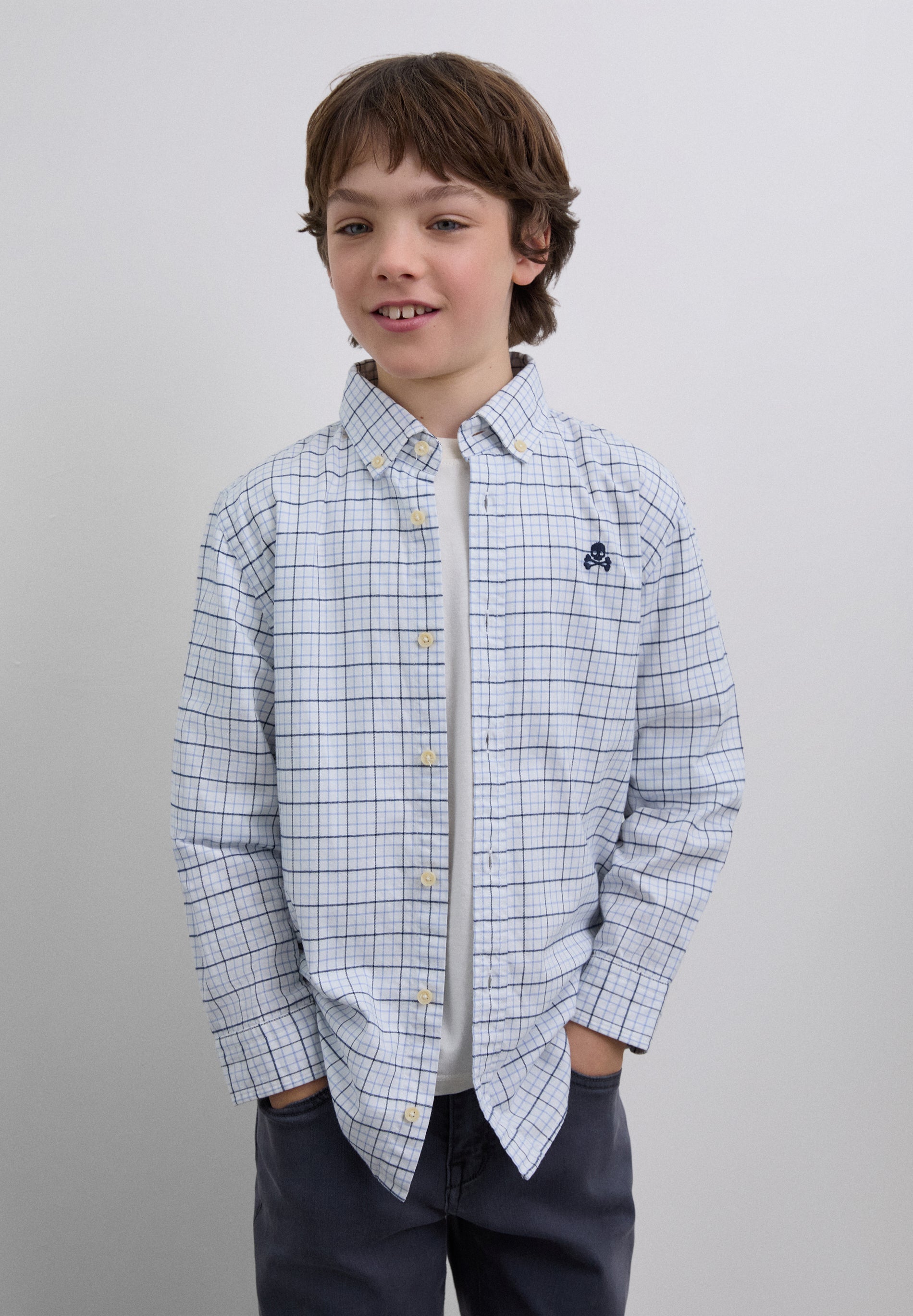 CAMISA OXFORD CUADROS - Scalpers