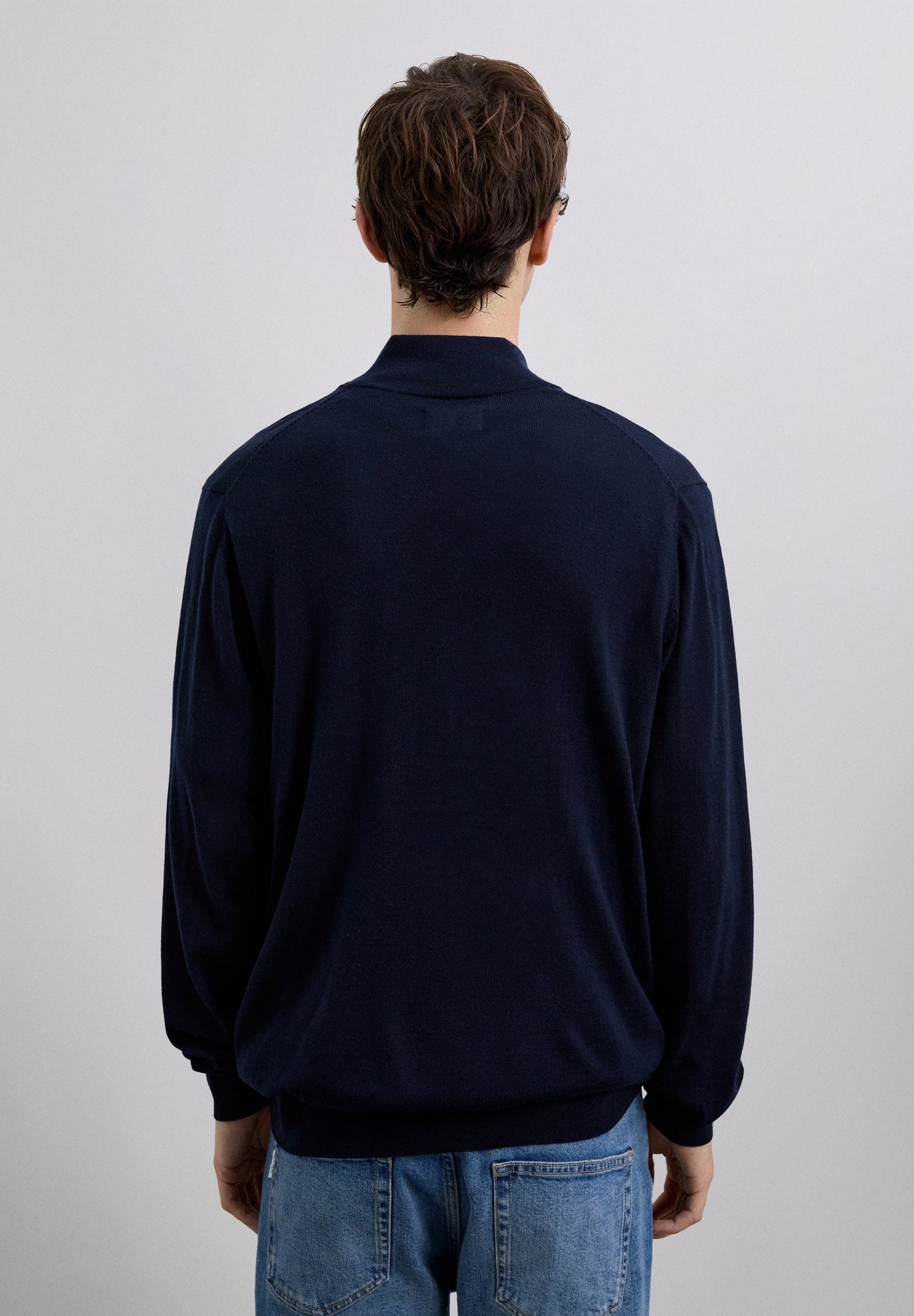 CÁRDIGAN CREMALLERA LANA MERINO