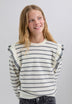 SWEATER RAYAS VOLANTE