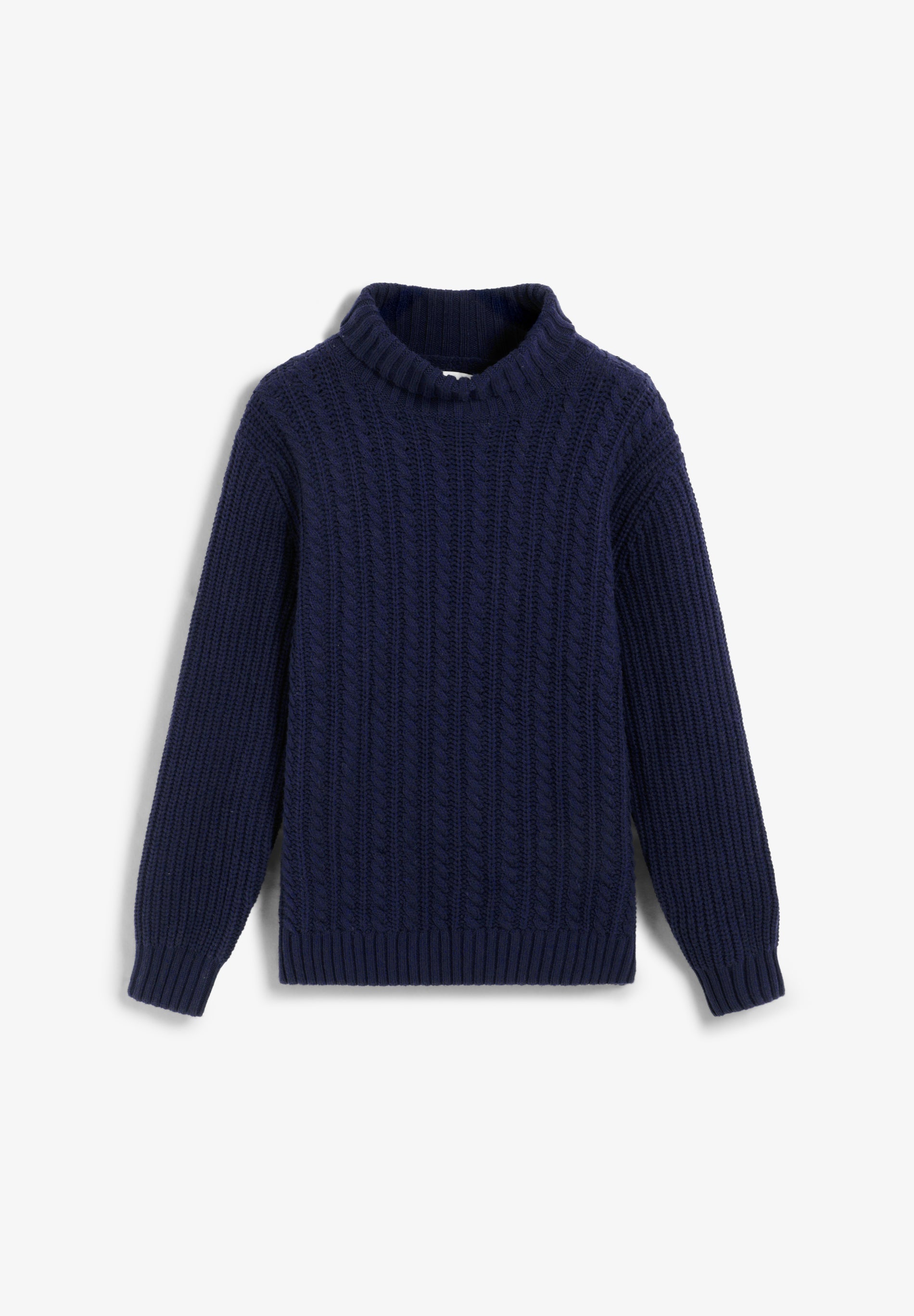 CHALECO CUELLO ALTO TRENZADO