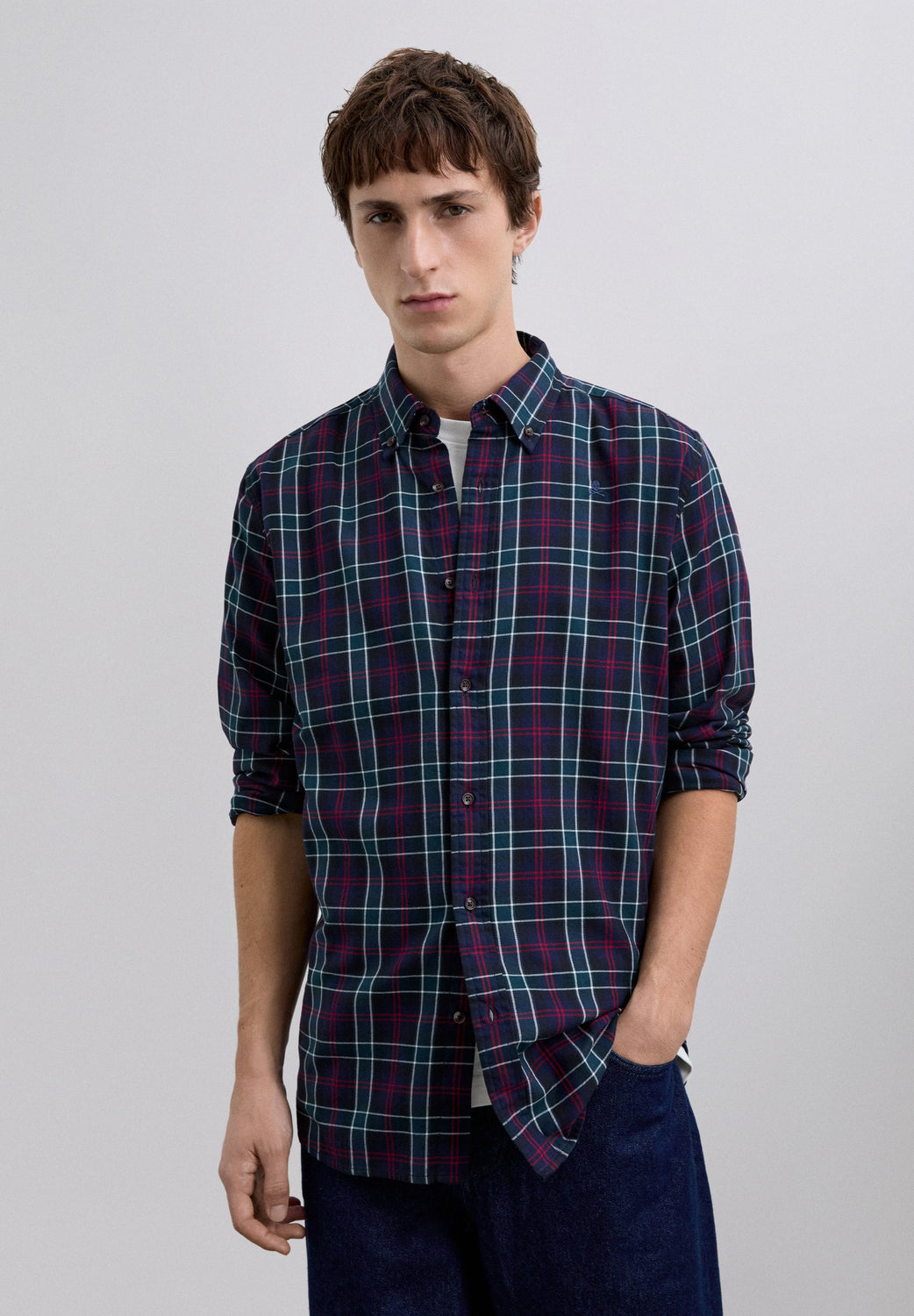 CAMISA ALGODÓN CUADROS - Scalpers