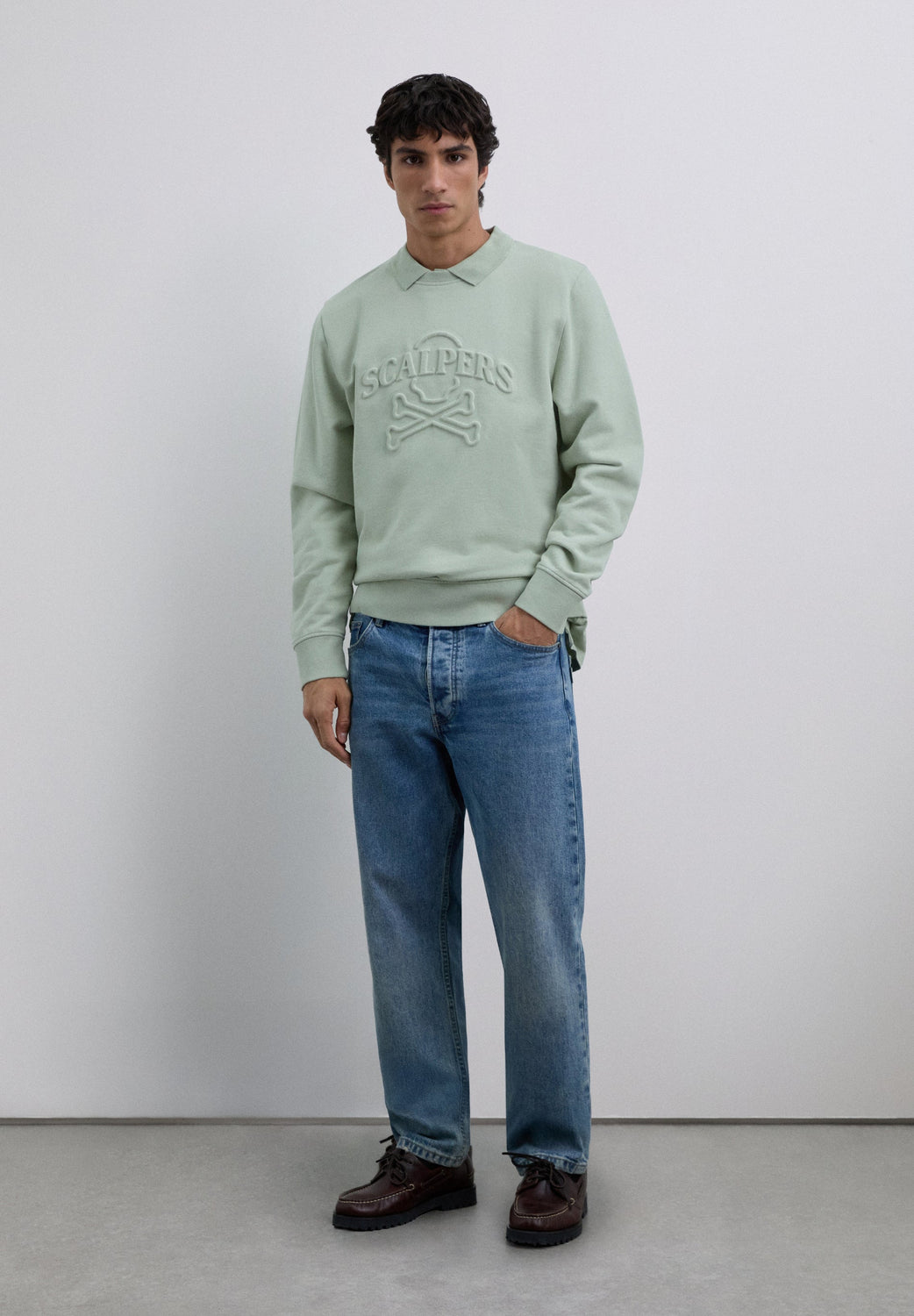 SUDADERA LOGO RELIEVE - Scalpers