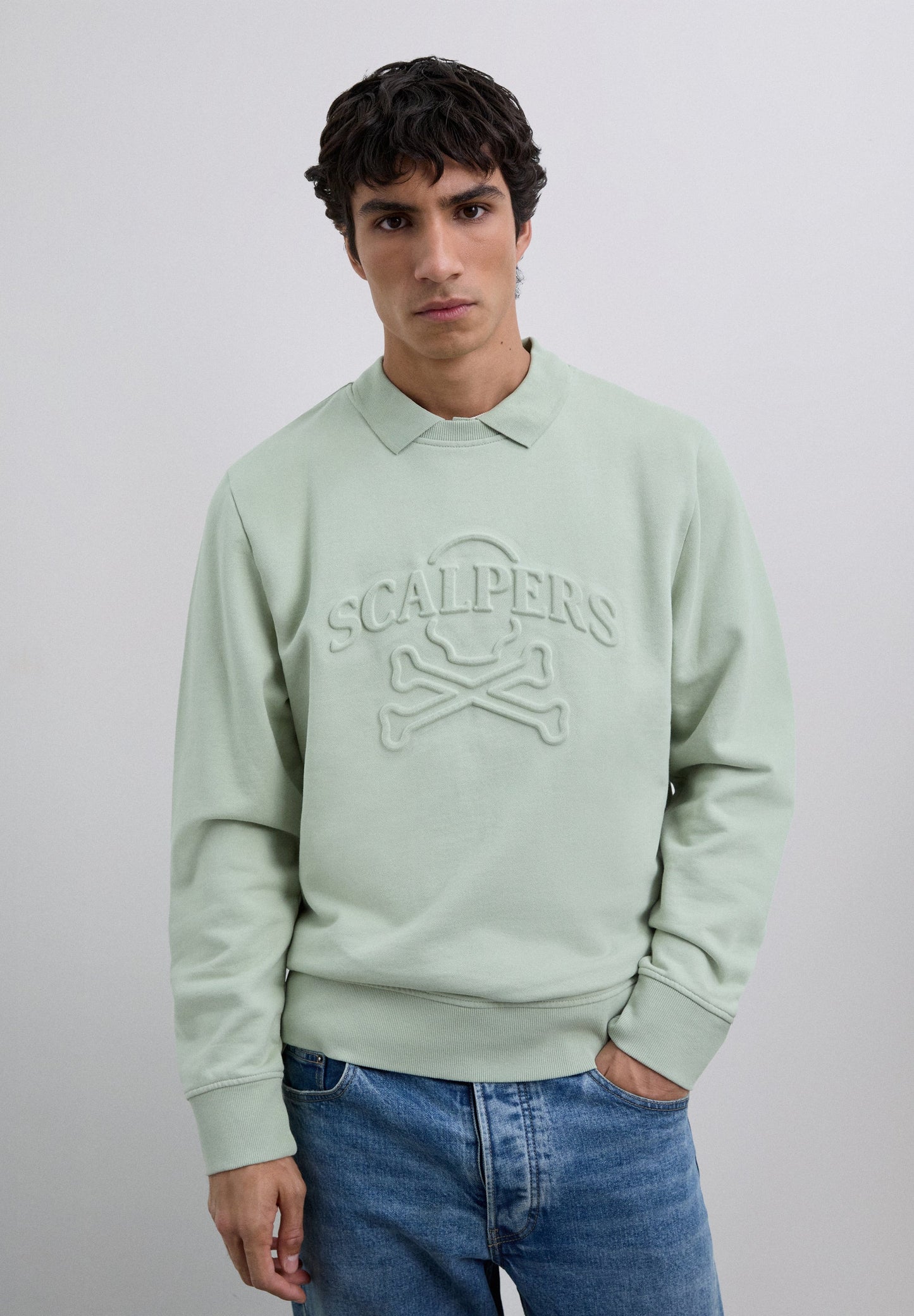 SUDADERA LOGO RELIEVE - Scalpers