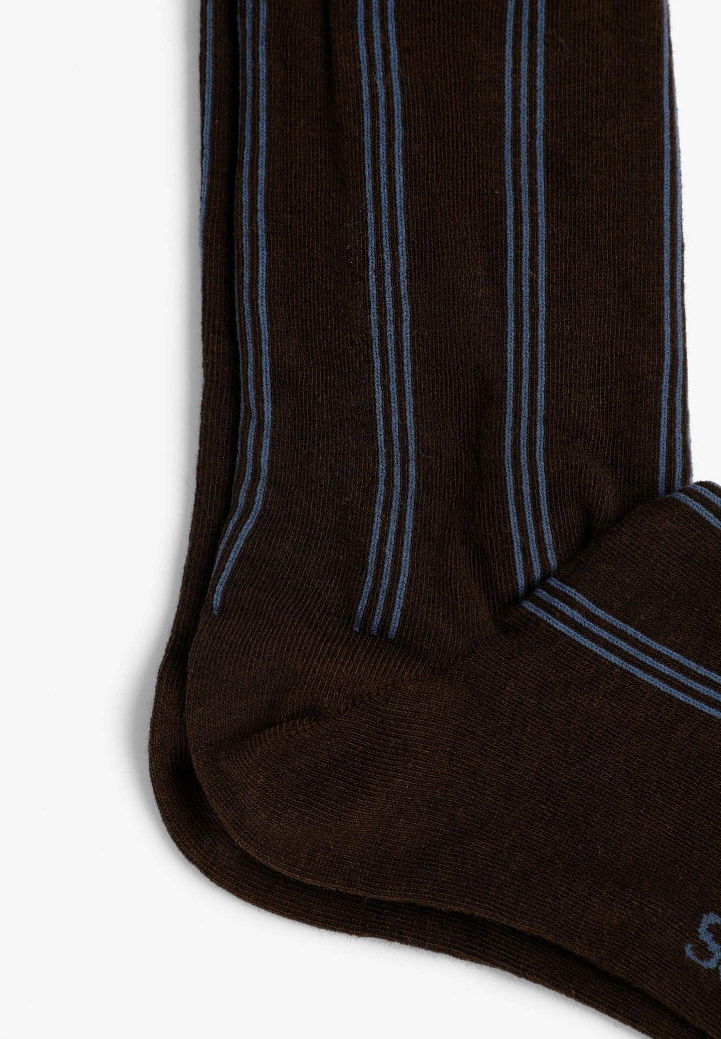 CALCETINES BORDADOS RAYAS CONTRASTE