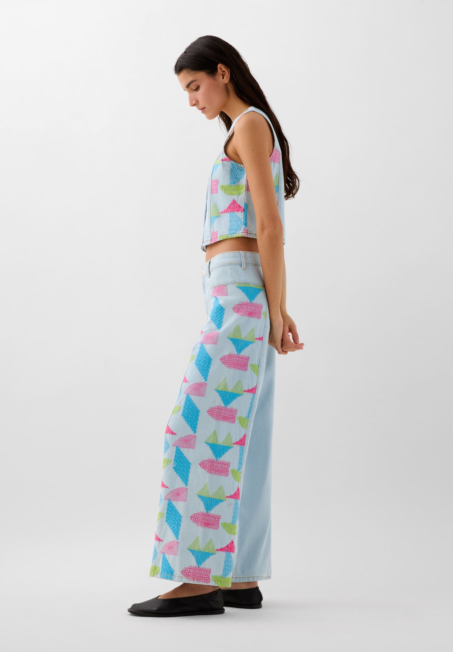 VAQUERO CULOTTE BORDADO