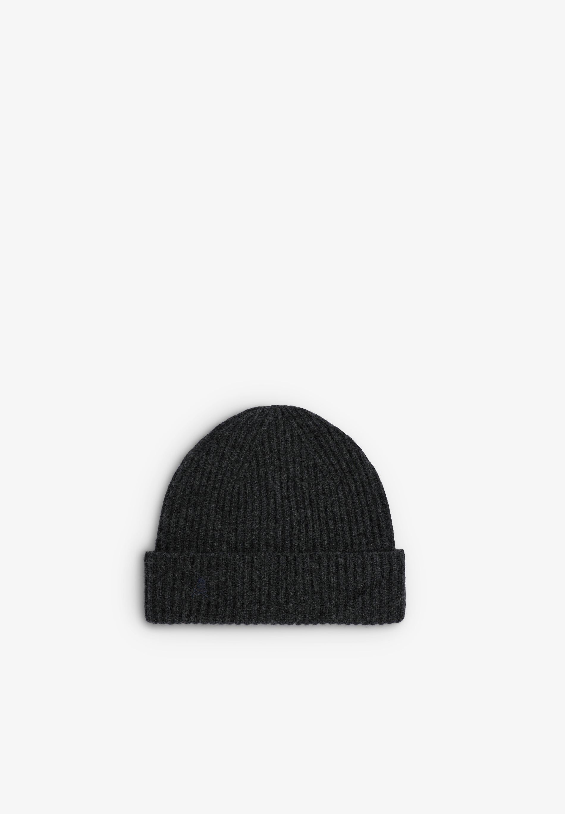 GORRO PUNTO MEZCLA LANA BORDADO