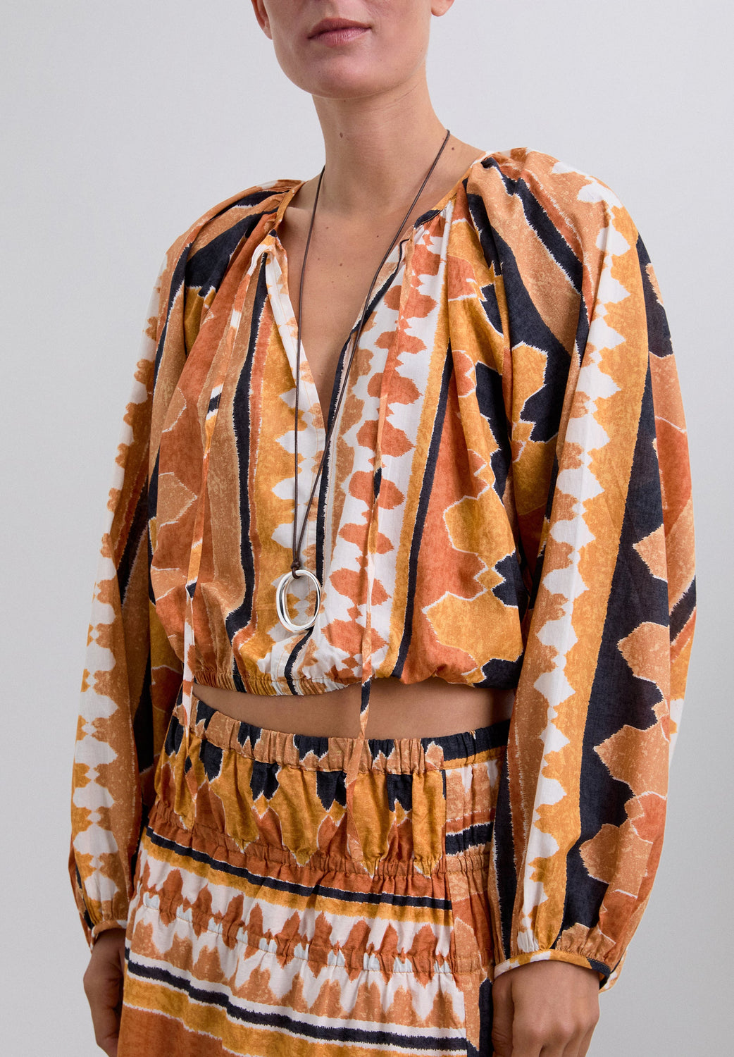 CAMISA ÉTNICA ABULLONADA - Scalpers