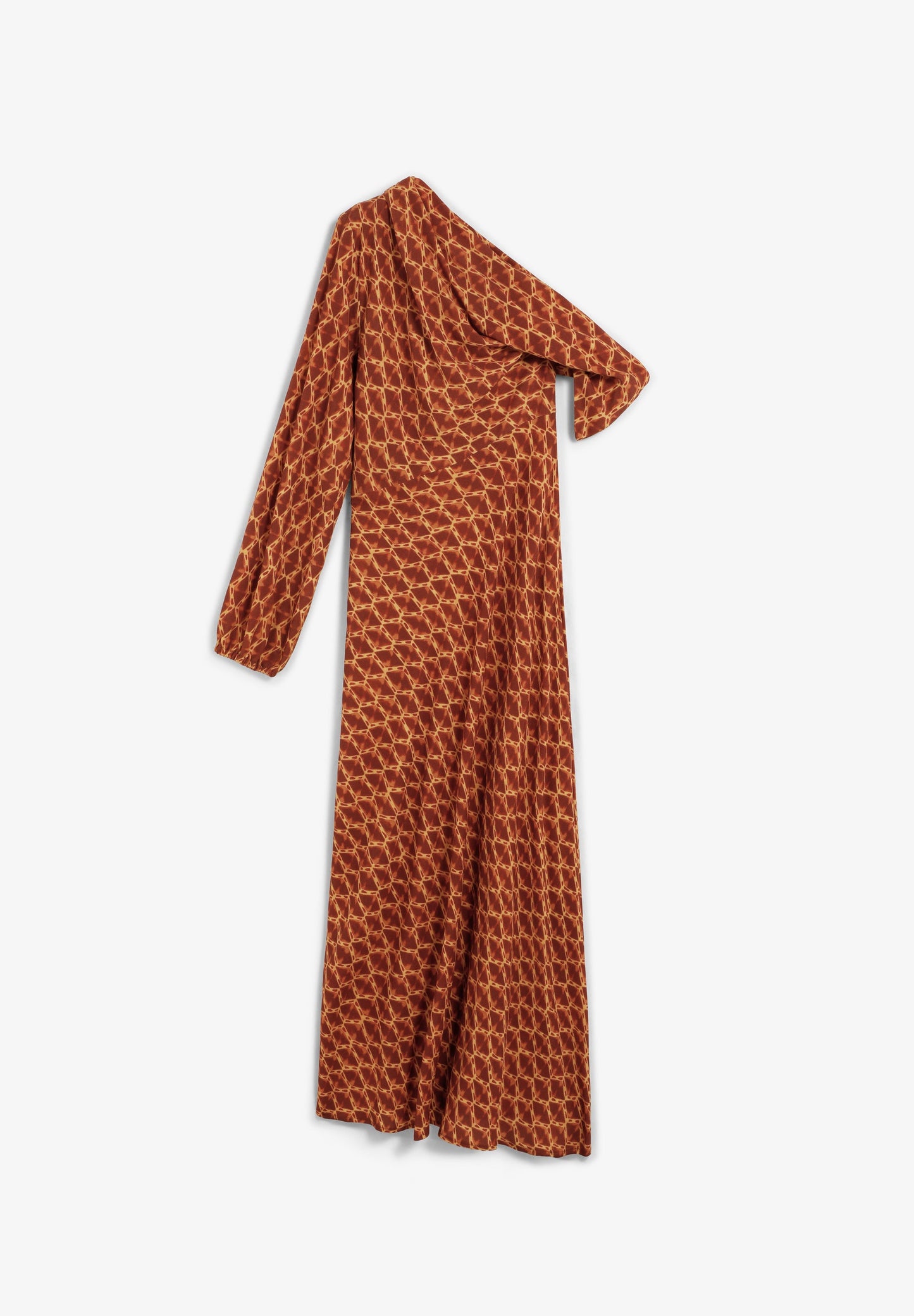 VESTIDO PRINT ESCOTE ASIMÉTRICO - Scalpers