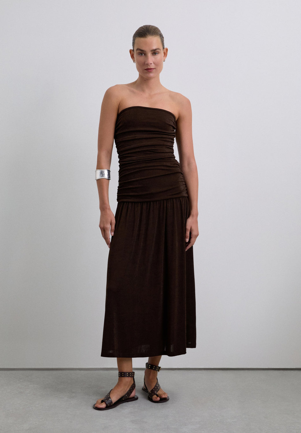 VESTIDO PUNTO FRUNCES - Scalpers