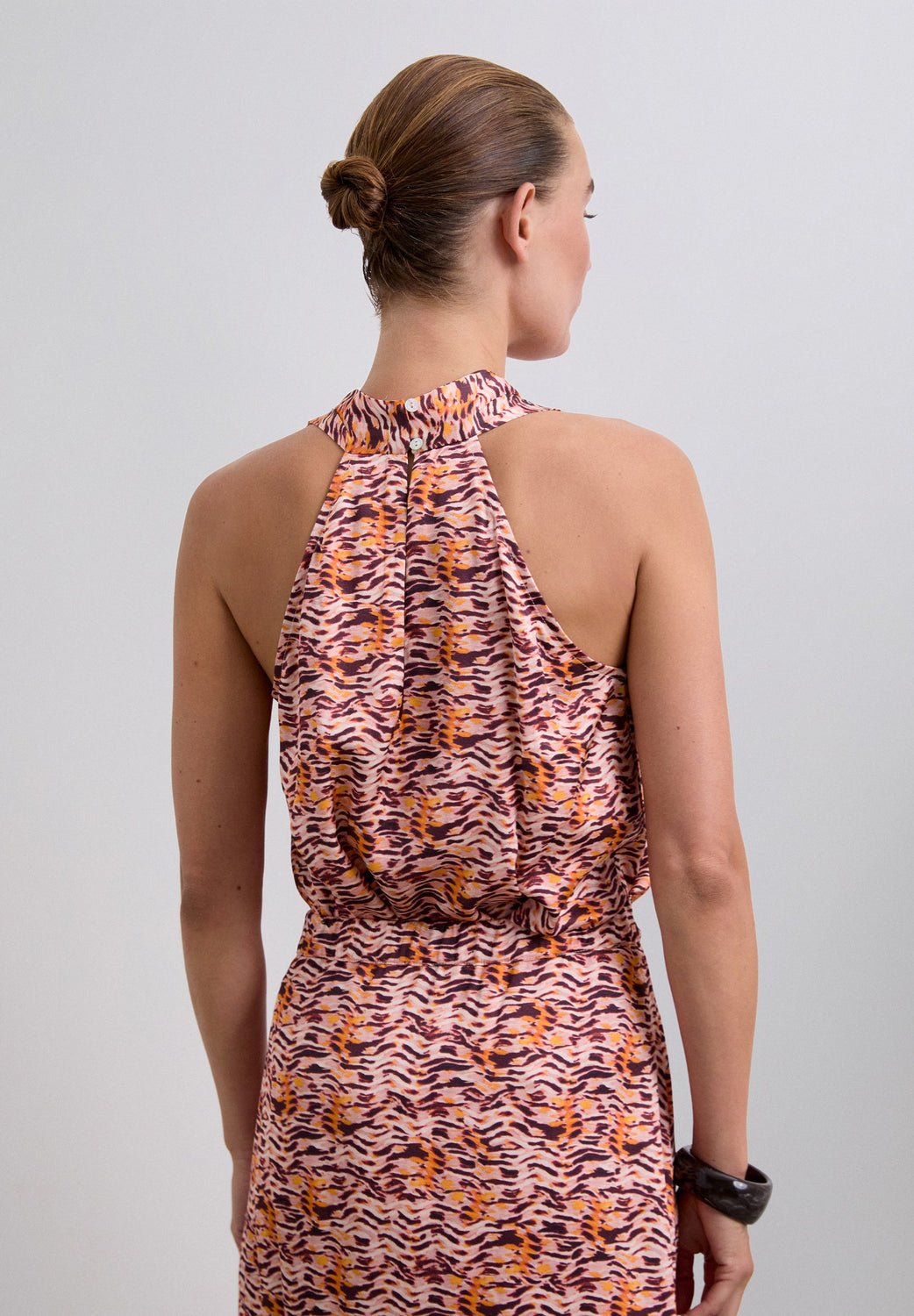 TOP CUELLO HALTER ESTAMPADO - Scalpers