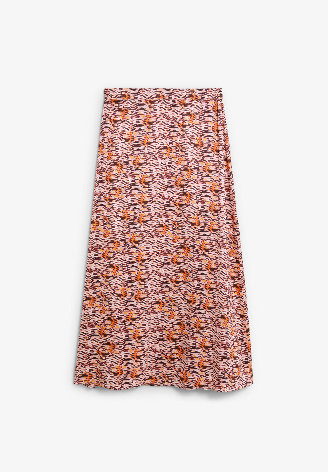 FALDA MIDI FLUIDA ESTAMPADA - Scalpers