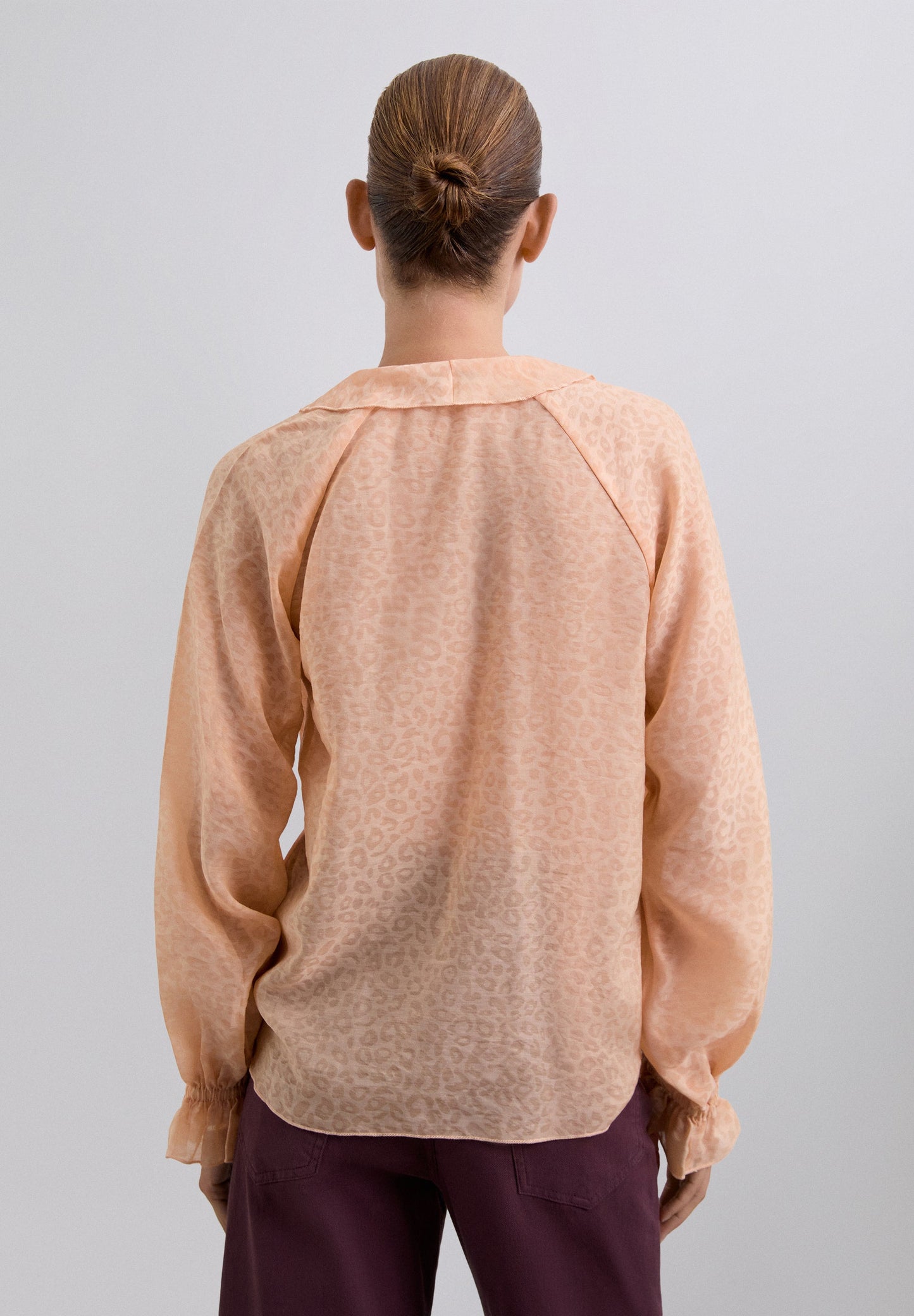 BLUSA VOLANTES ANIMAL PRINT - Scalpers