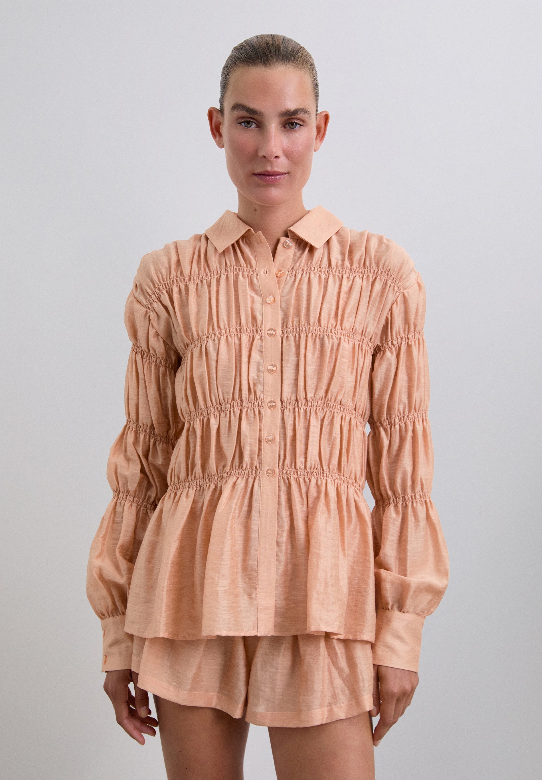 CAMISA SMOCK FRUNCES
