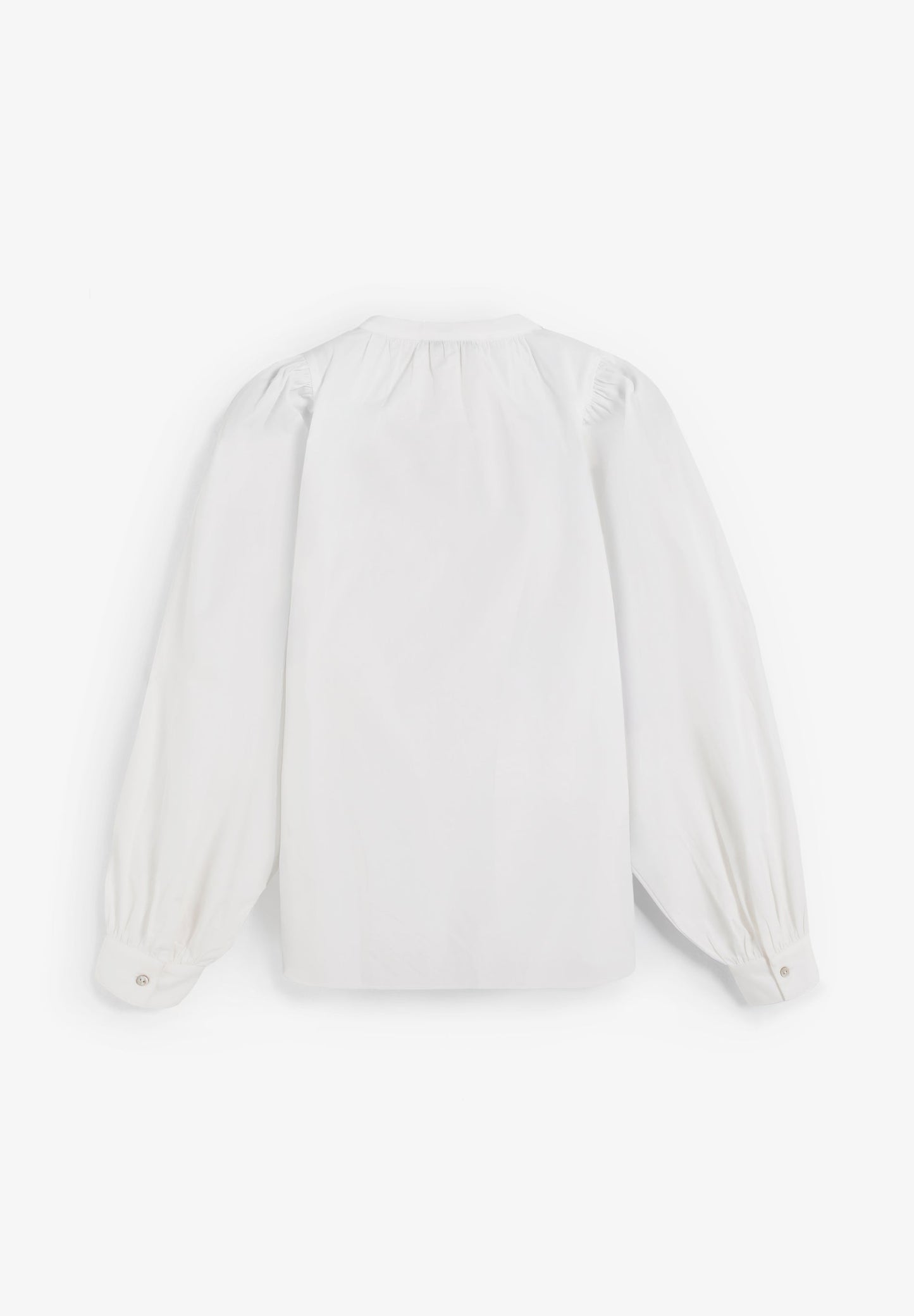 CAMISA POPELÍN MANGA ABULLONADA - Scalpers