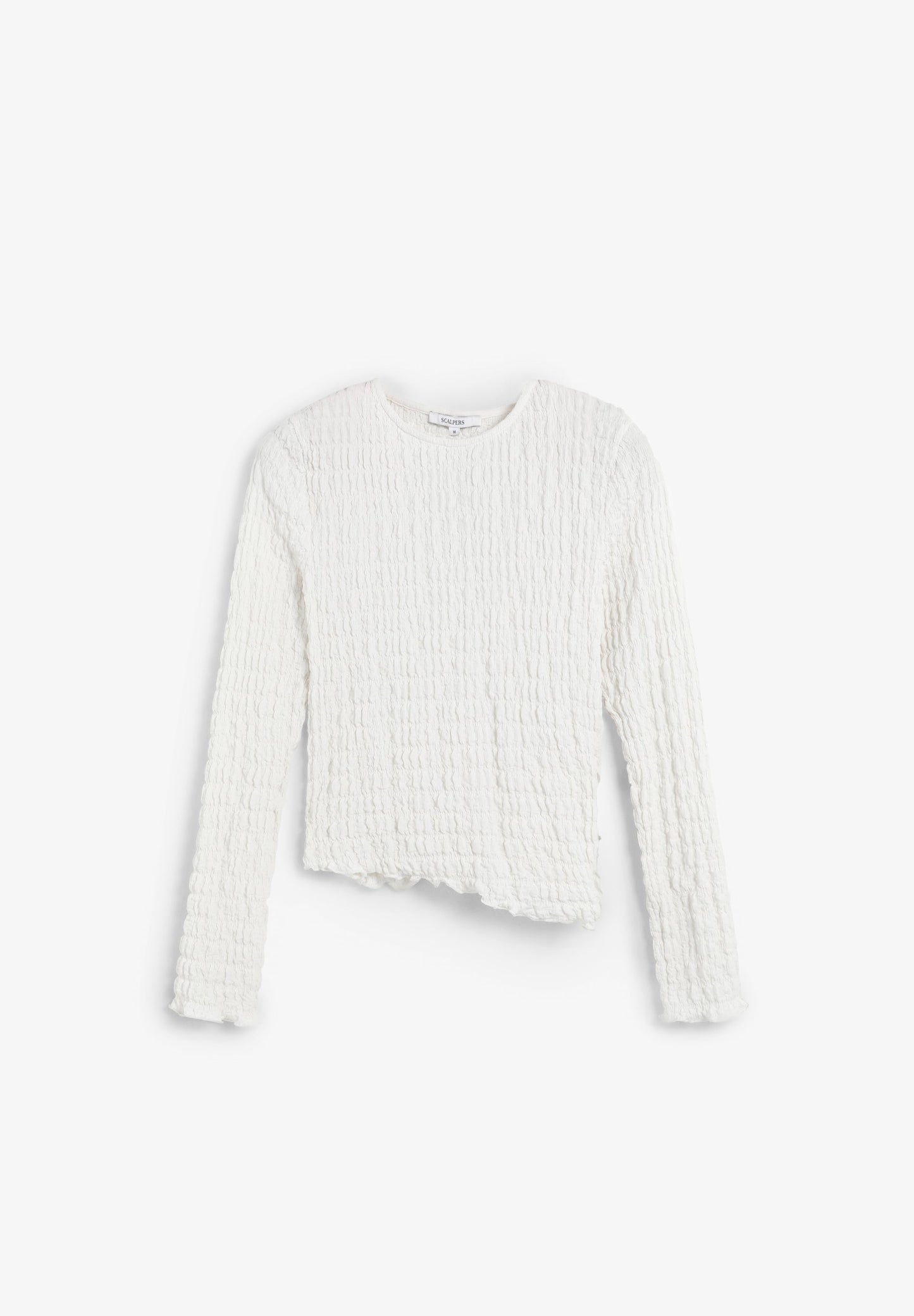 TOP CUELLO REDONDO ESTRUCTURA - Scalpers