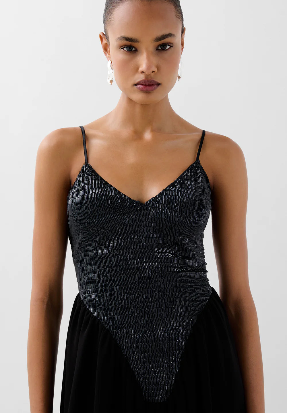 VESTIDO CORPIÑO LENTEJUELAS