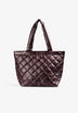 BOLSO SHOPPER ACOLCHADO CALAVERA
