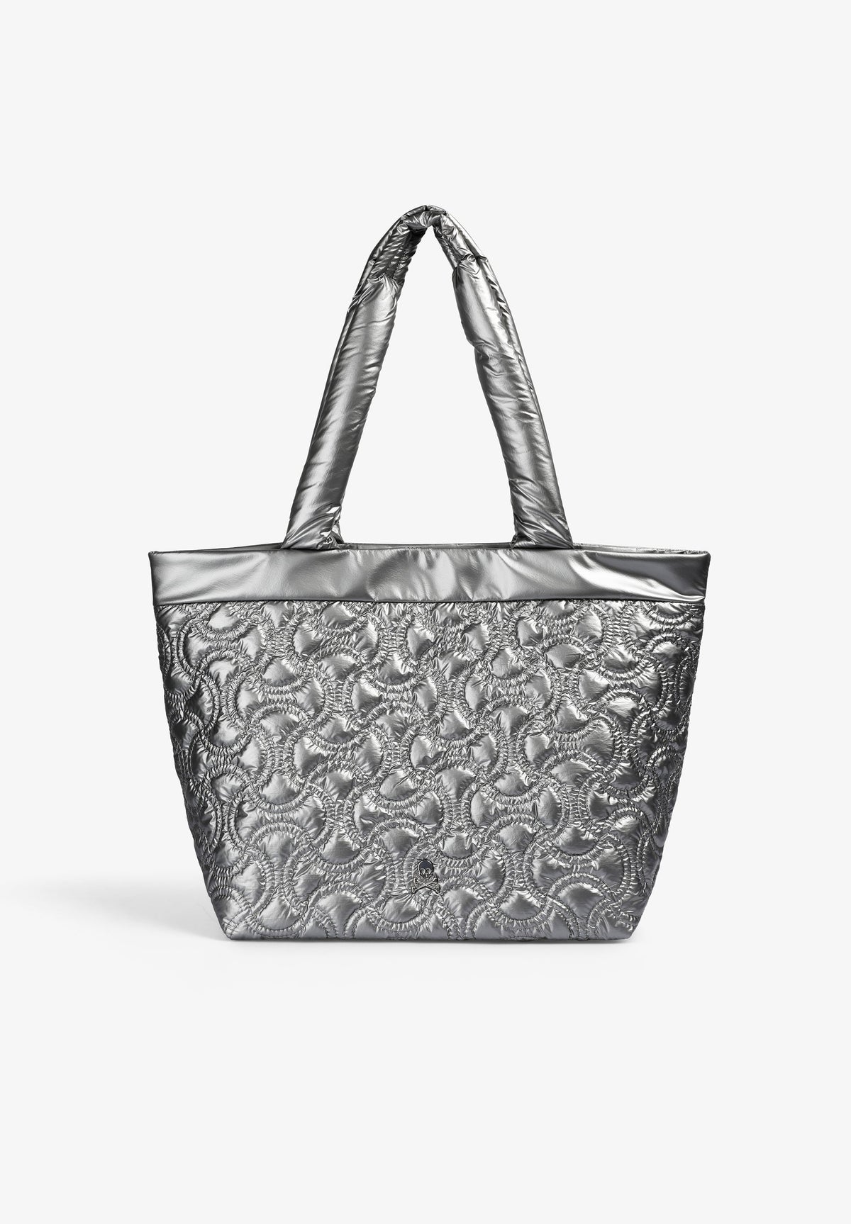 BOLSO SHOPPER ACOLCHADO CALAVERA