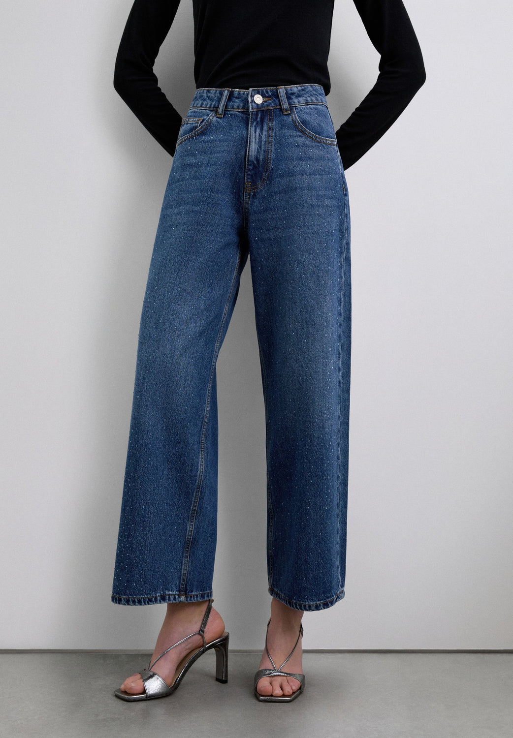JEANS RECTOS TACHUELAS - Scalpers