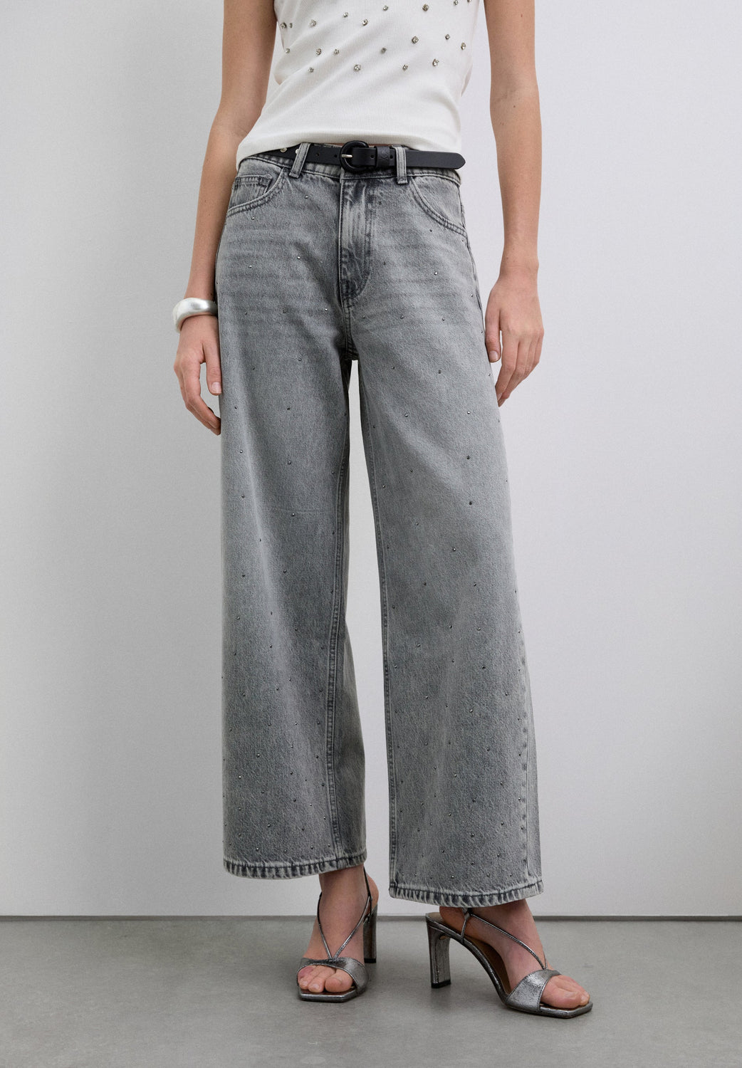 JEANS RECTOS TACHUELAS - Scalpers