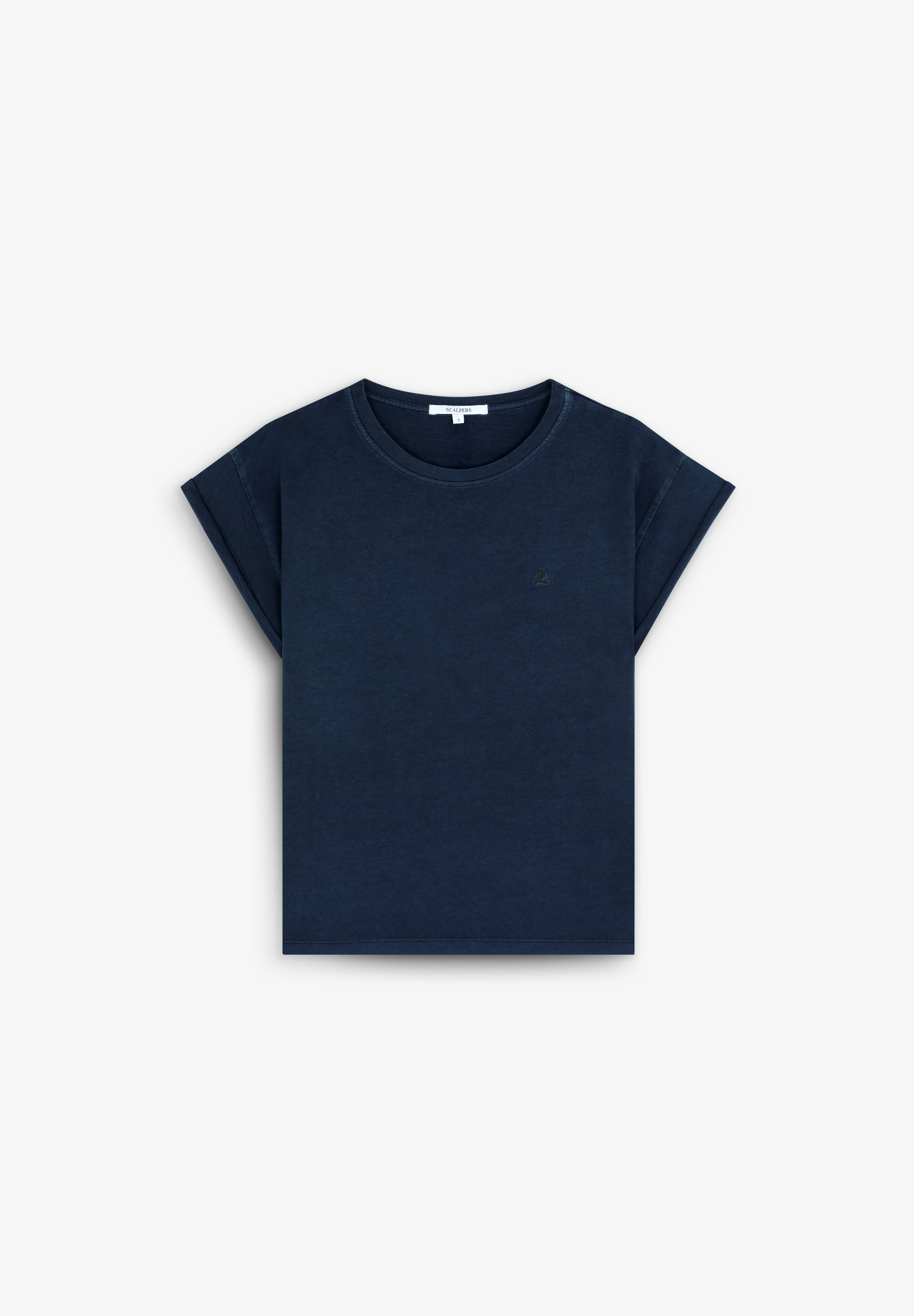 CAMISETA CALAVERA BORDADA - Scalpers