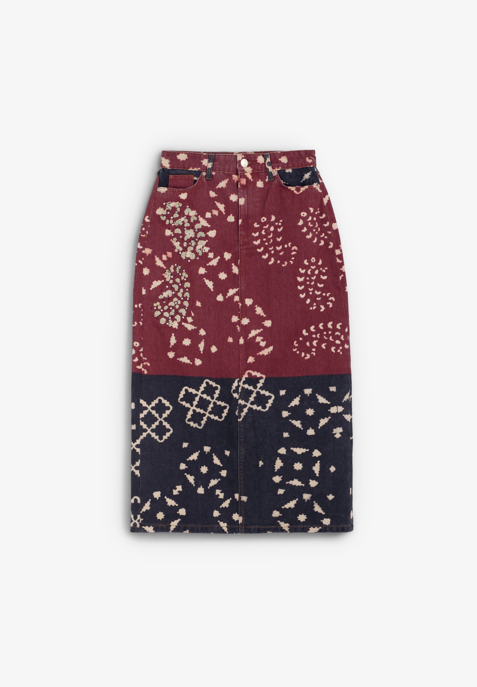 FALDA DENIM ESTAMPADA - Scalpers