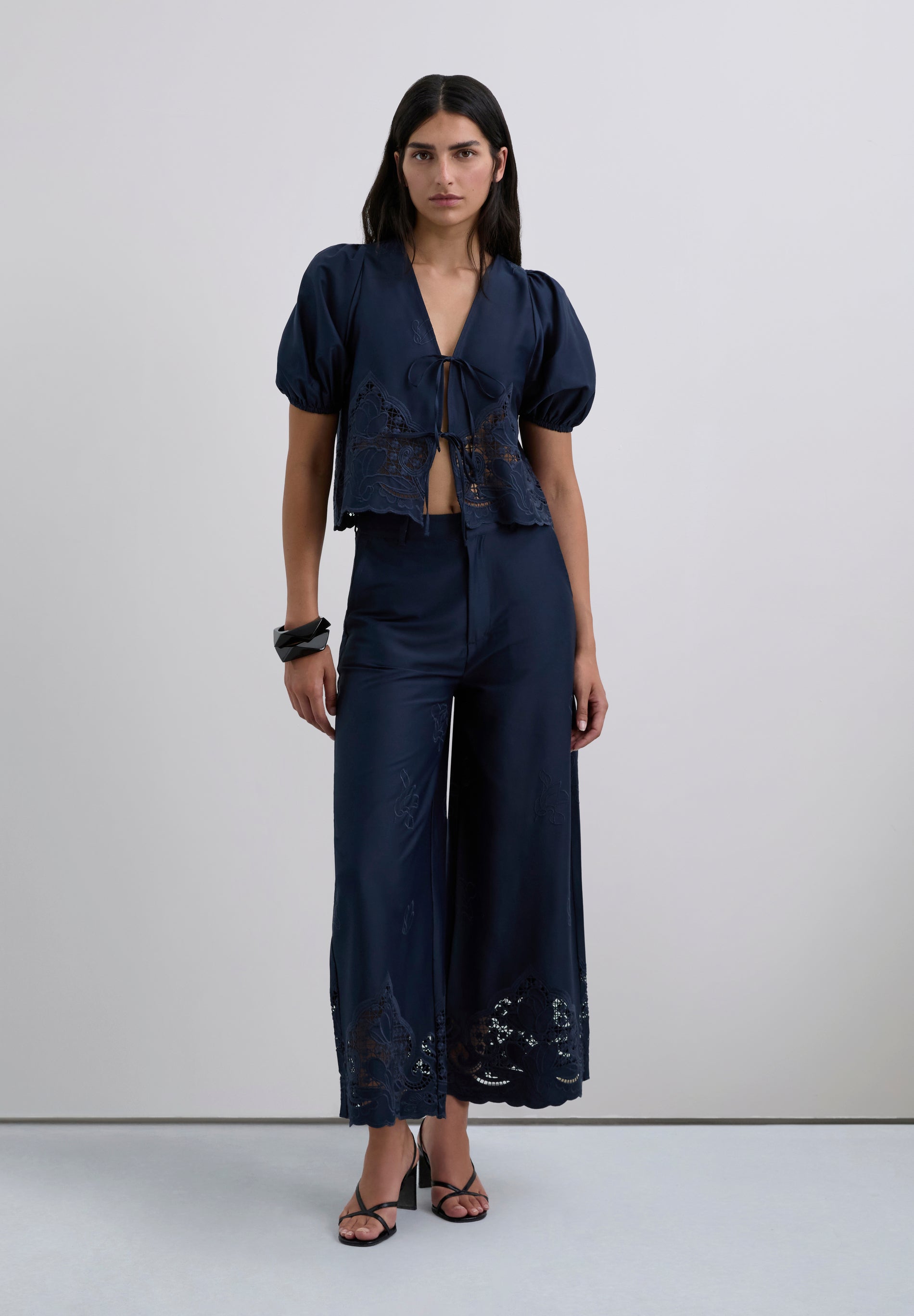 PANTALÓN CULOTTE BORDADO - Scalpers