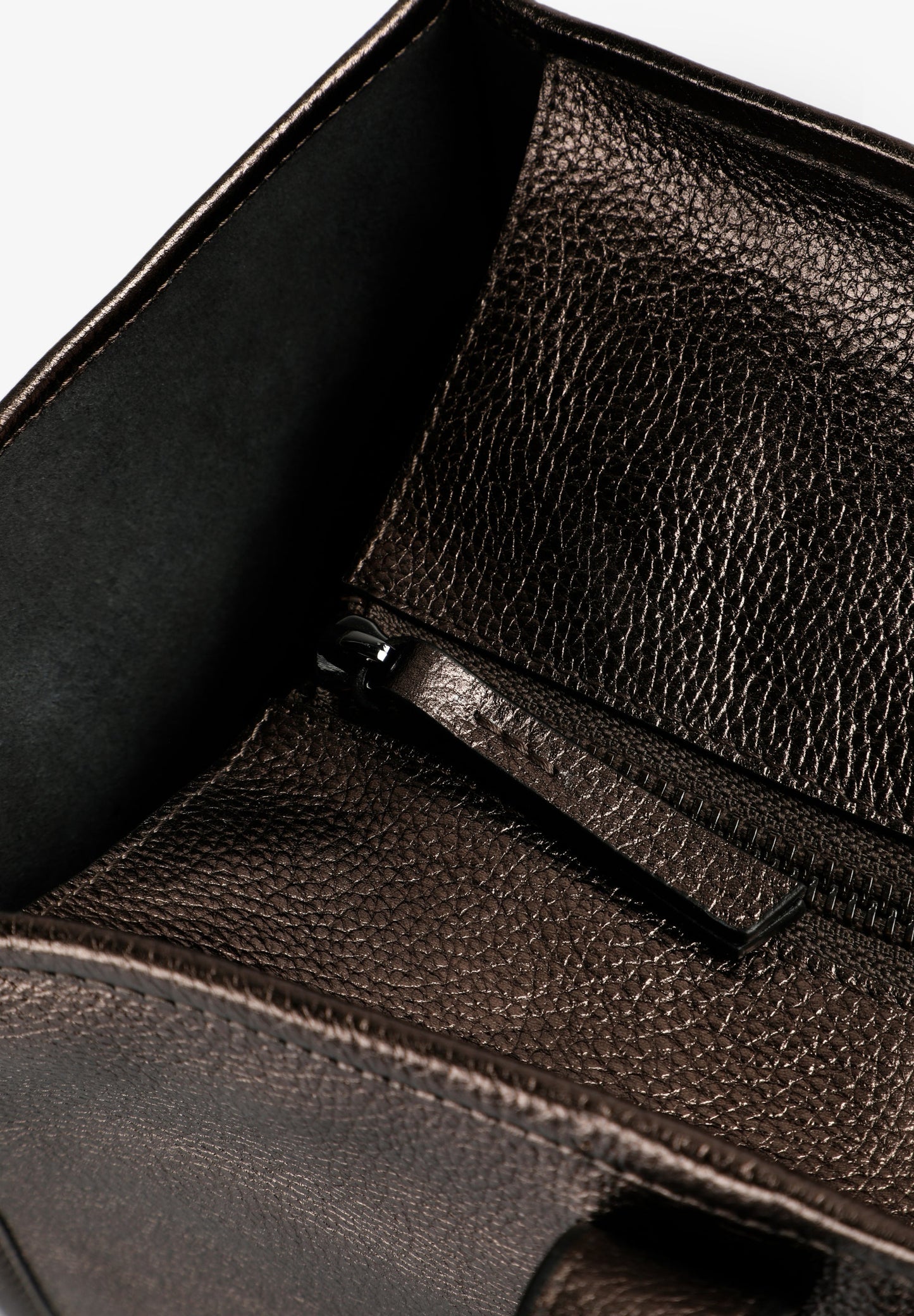 BOLSO SHOPPER PIEL METALIZADO