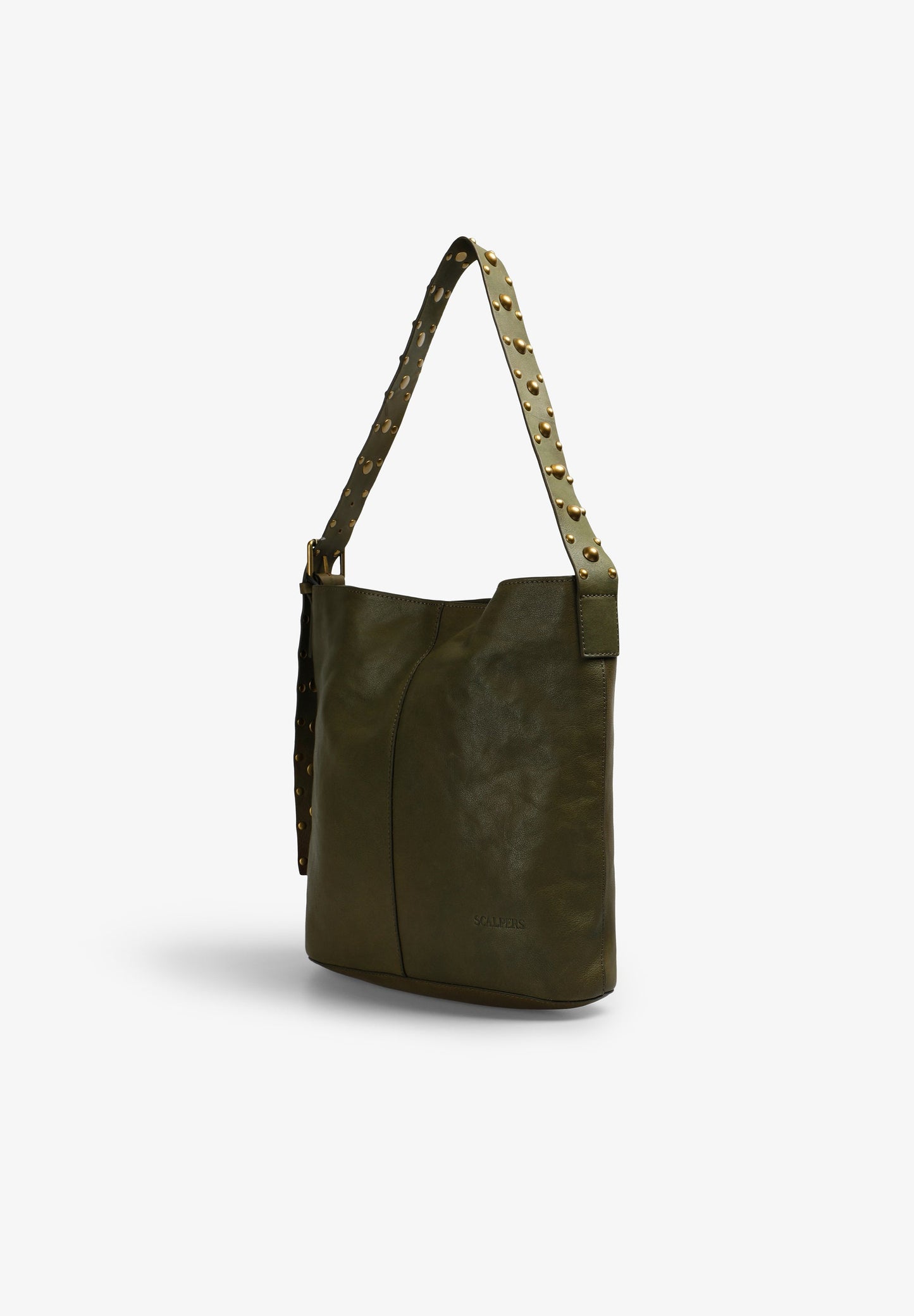 BOLSO PIEL TACHUELAS