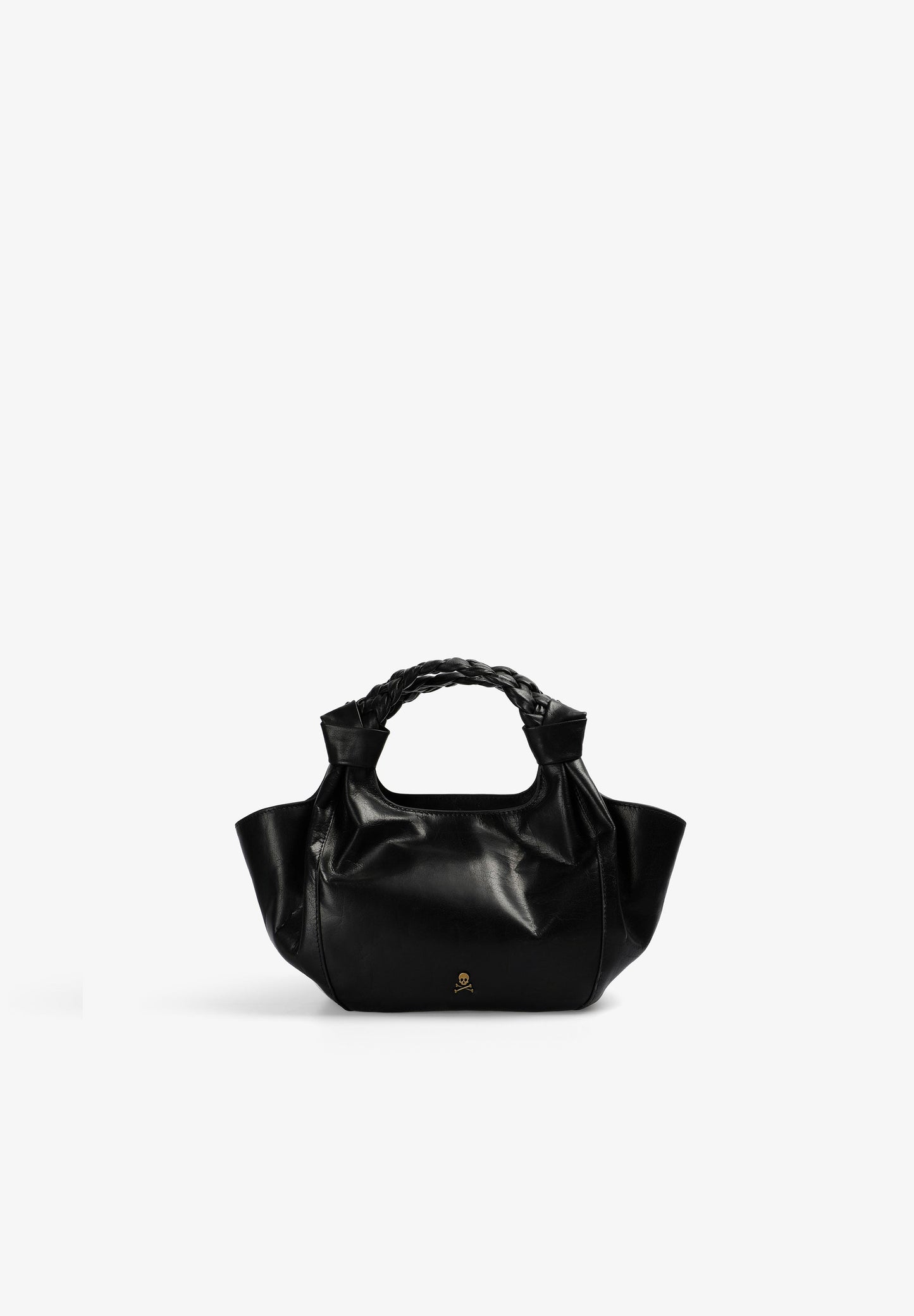 BOLSO MINI PIEL ASA TRENZADA