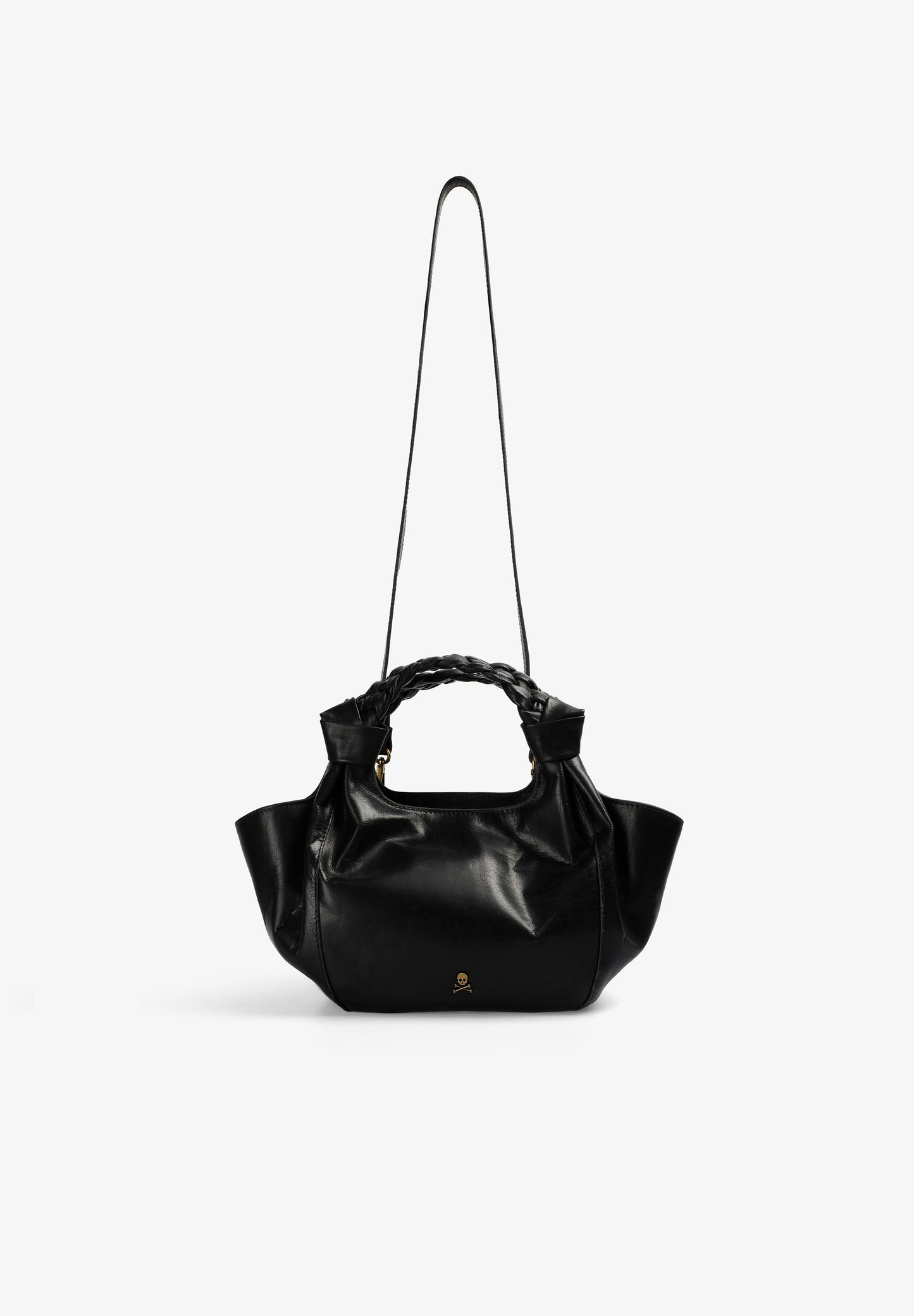 BOLSO MINI PIEL ASA TRENZADA