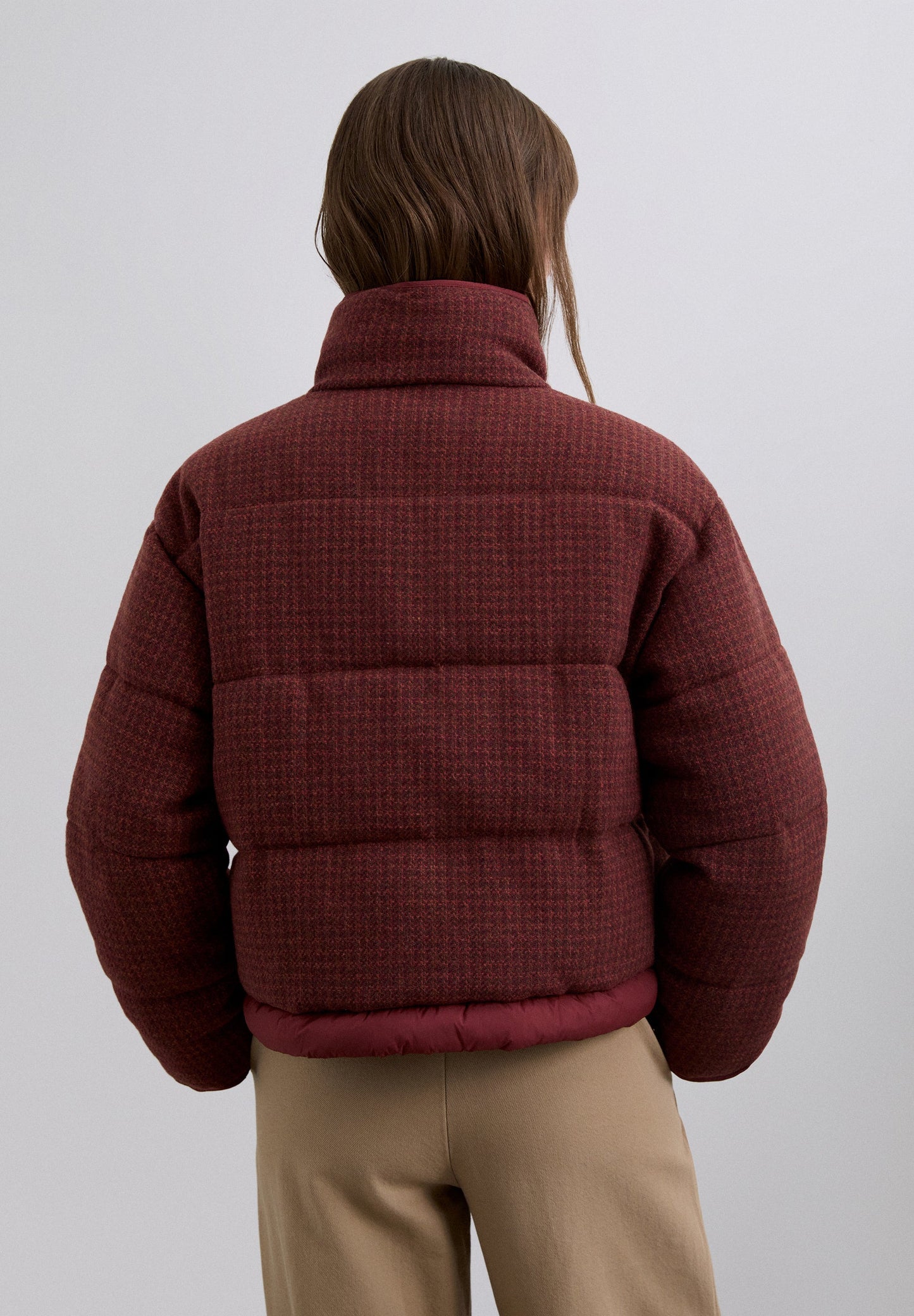 ABRIGO BOMBER ACOLCHADO CUADROS - Scalpers