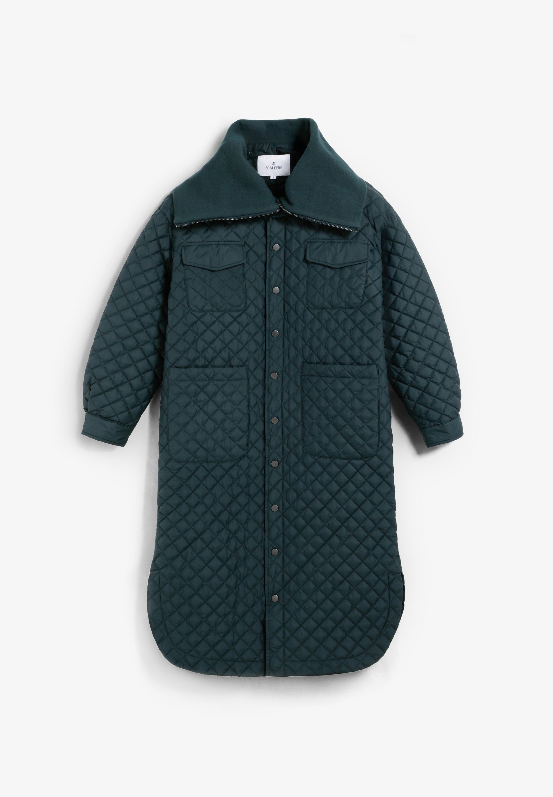 ABRIGO LARGO PUFFER IMPERMEABLE