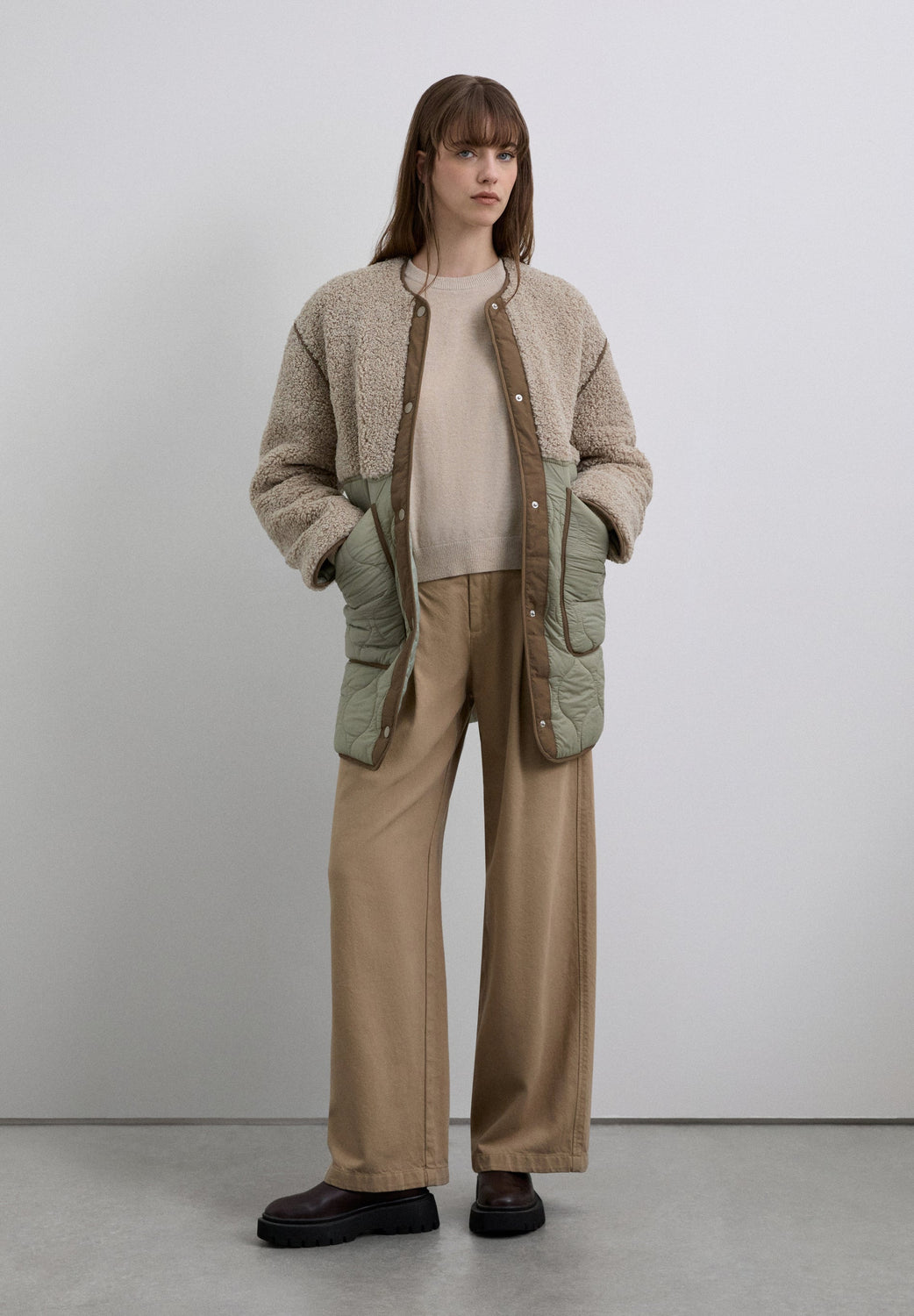 ABRIGO BORREGO ACOLCHADO - Scalpers