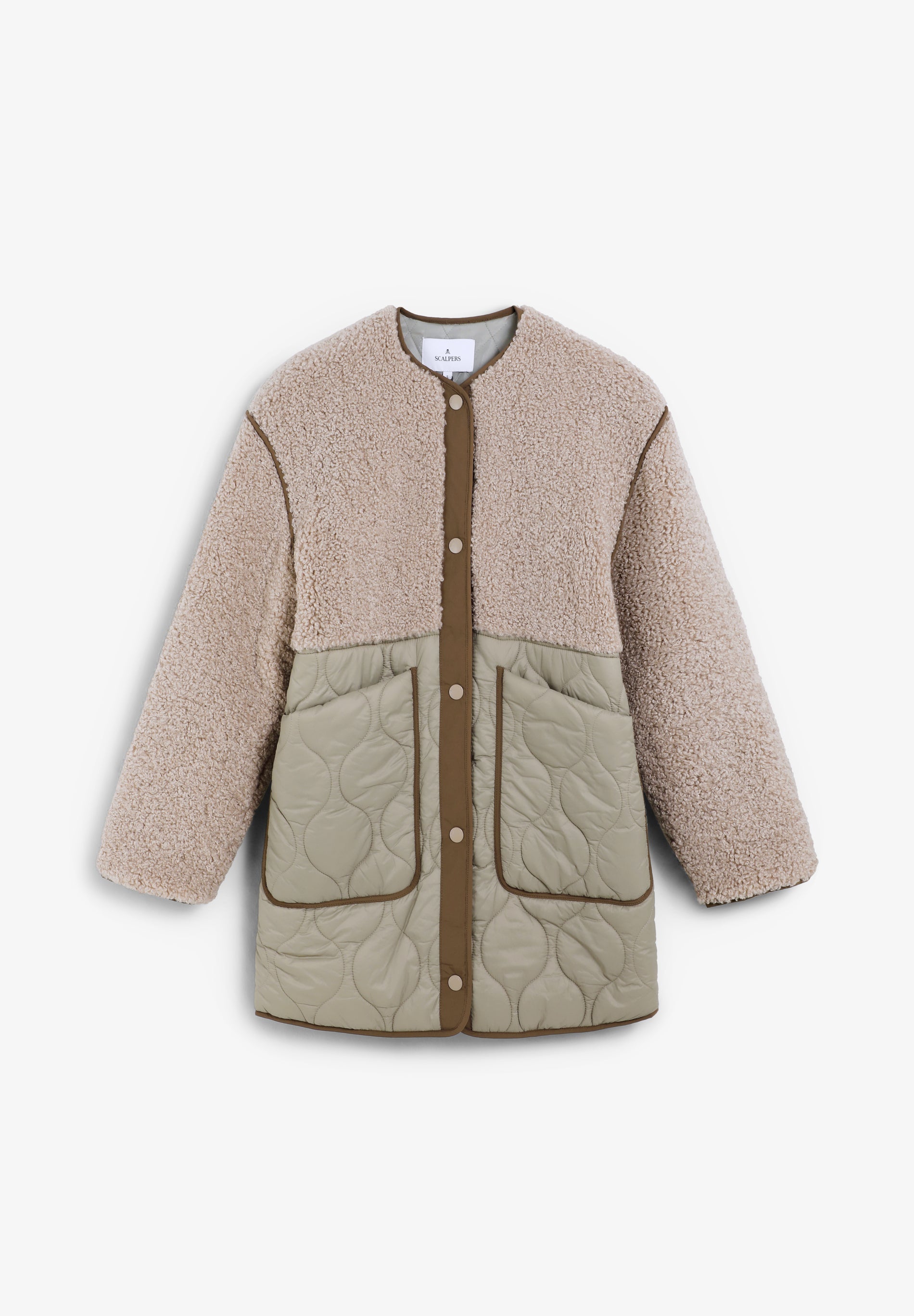 ABRIGO BORREGO ACOLCHADO