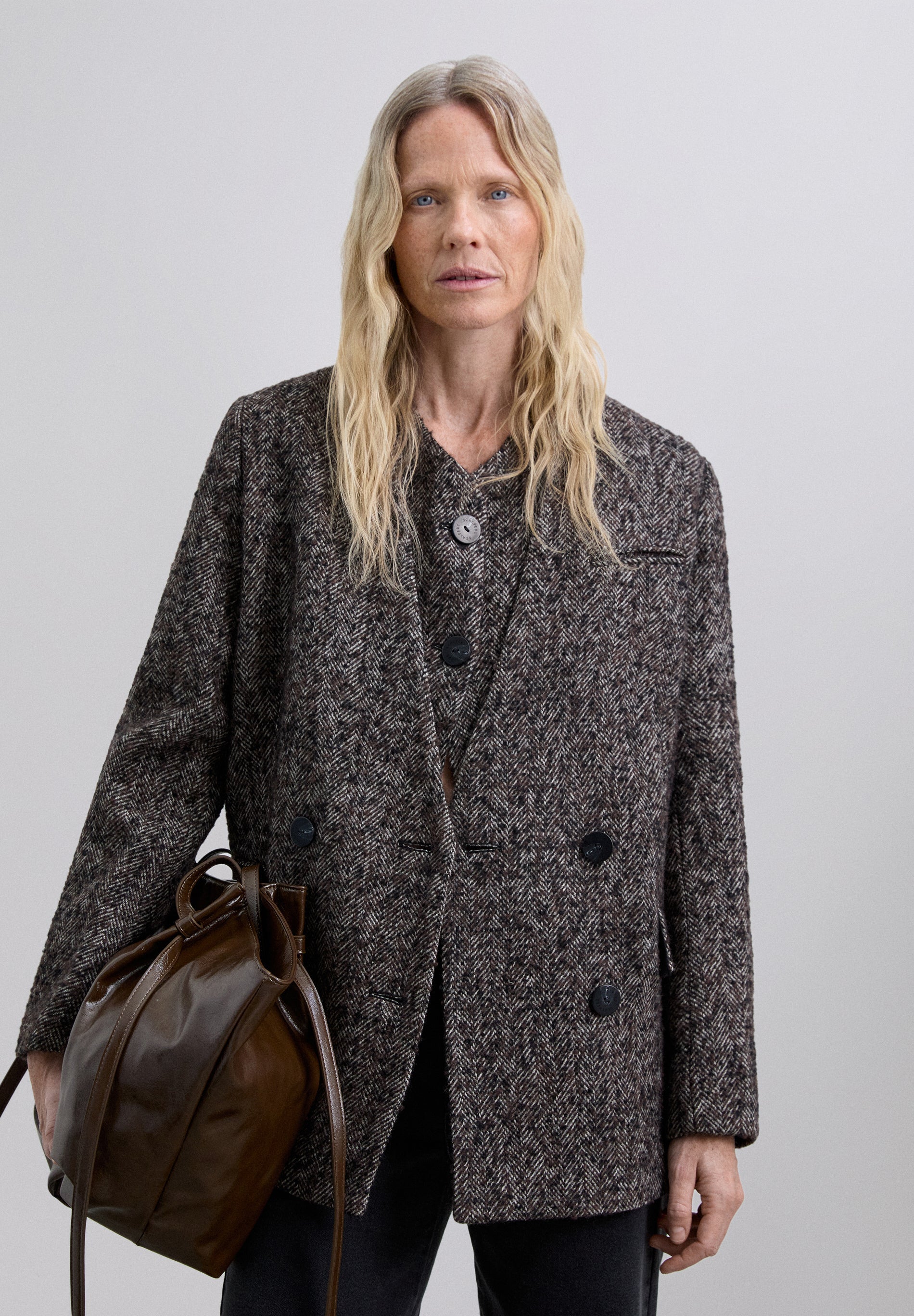 BLAZER SIN SOLAPA ESPIGA